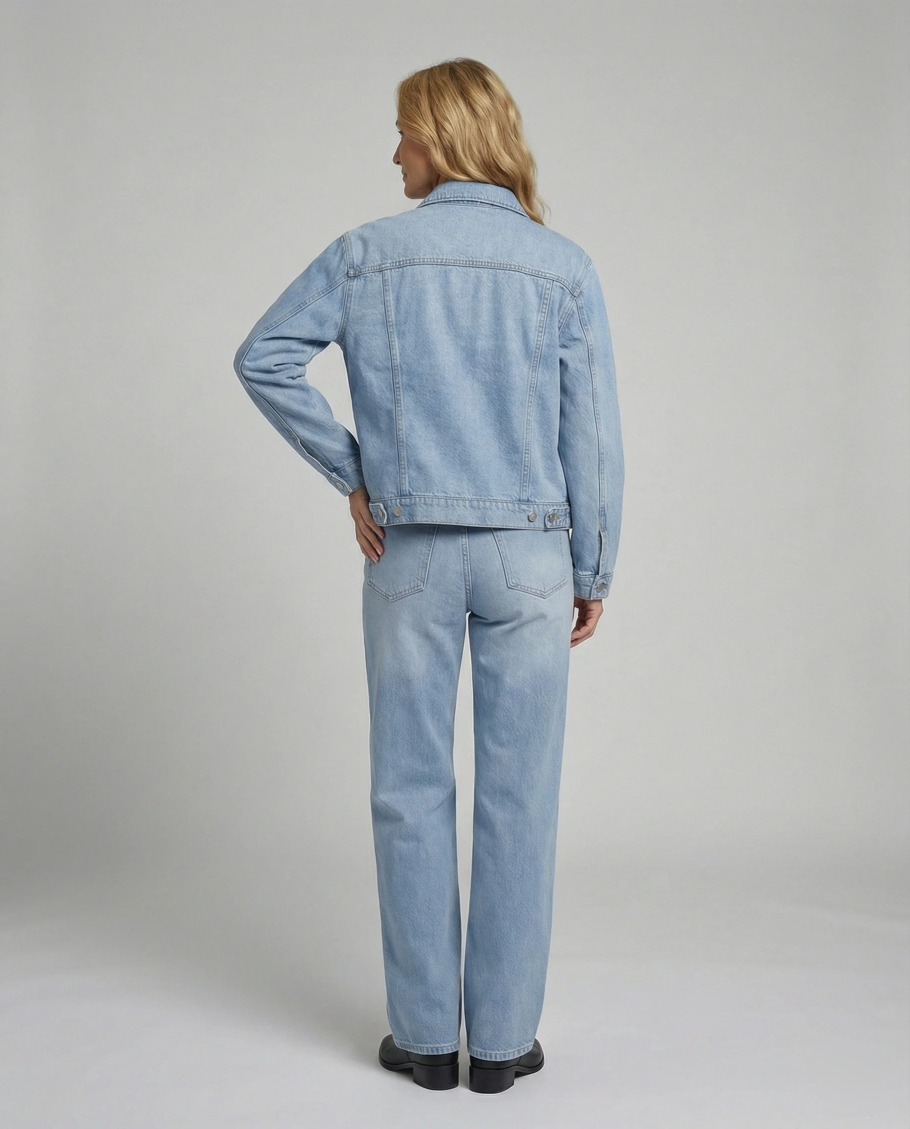 Damen Jeansjacke Damen Oversize - Image 7