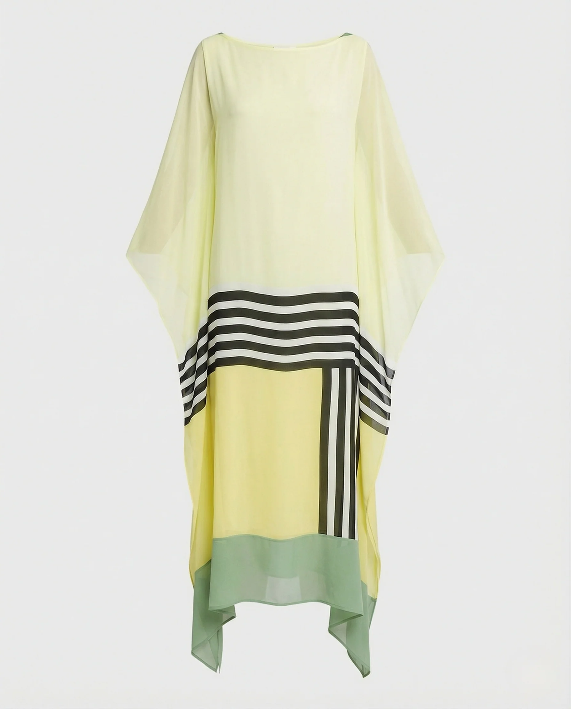 Damen Kaftan Maxikleid mit Zipfelsaum - Image 4