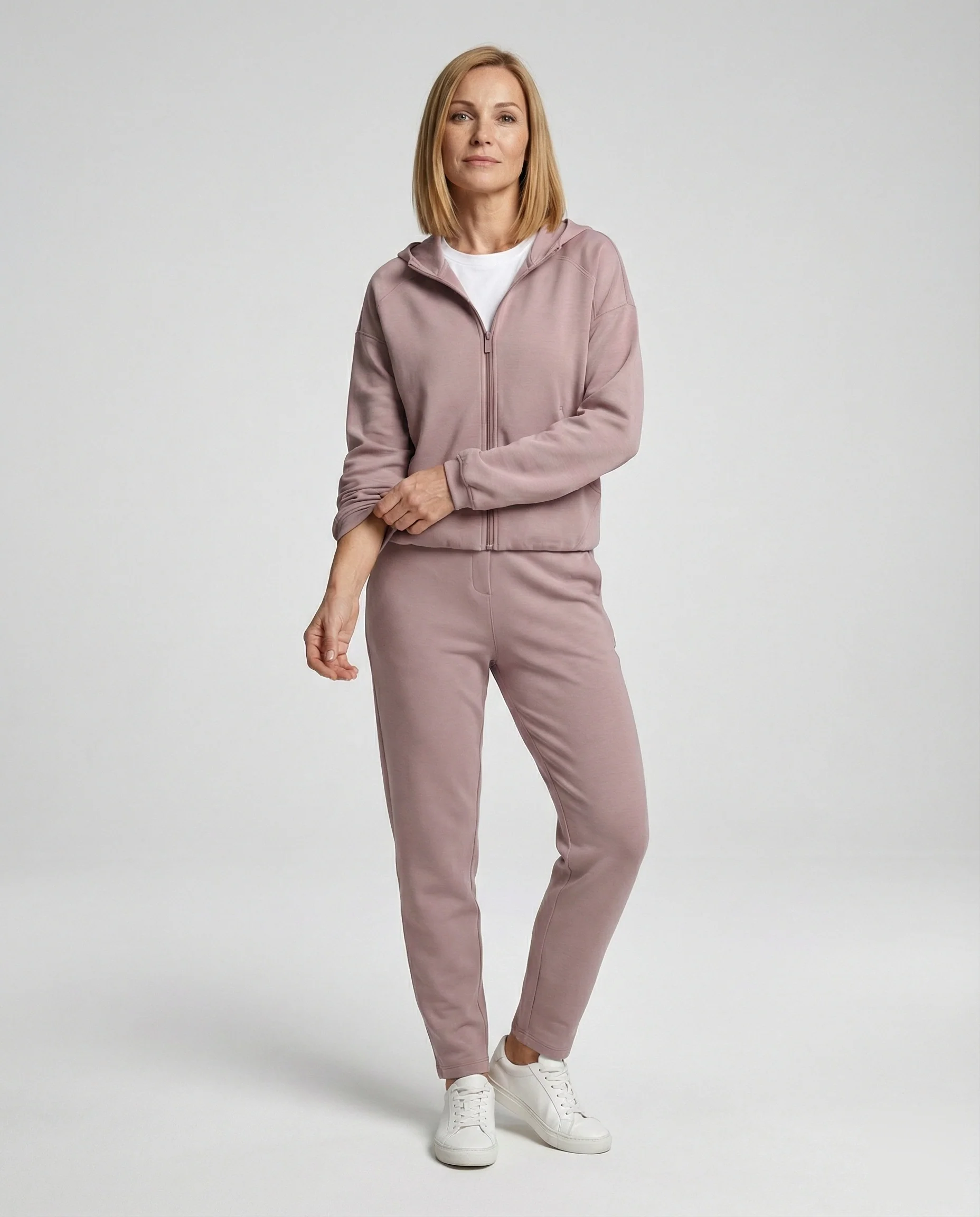 Freizeitkleidung Damen Kapuzenjacke Oversize - Image 2