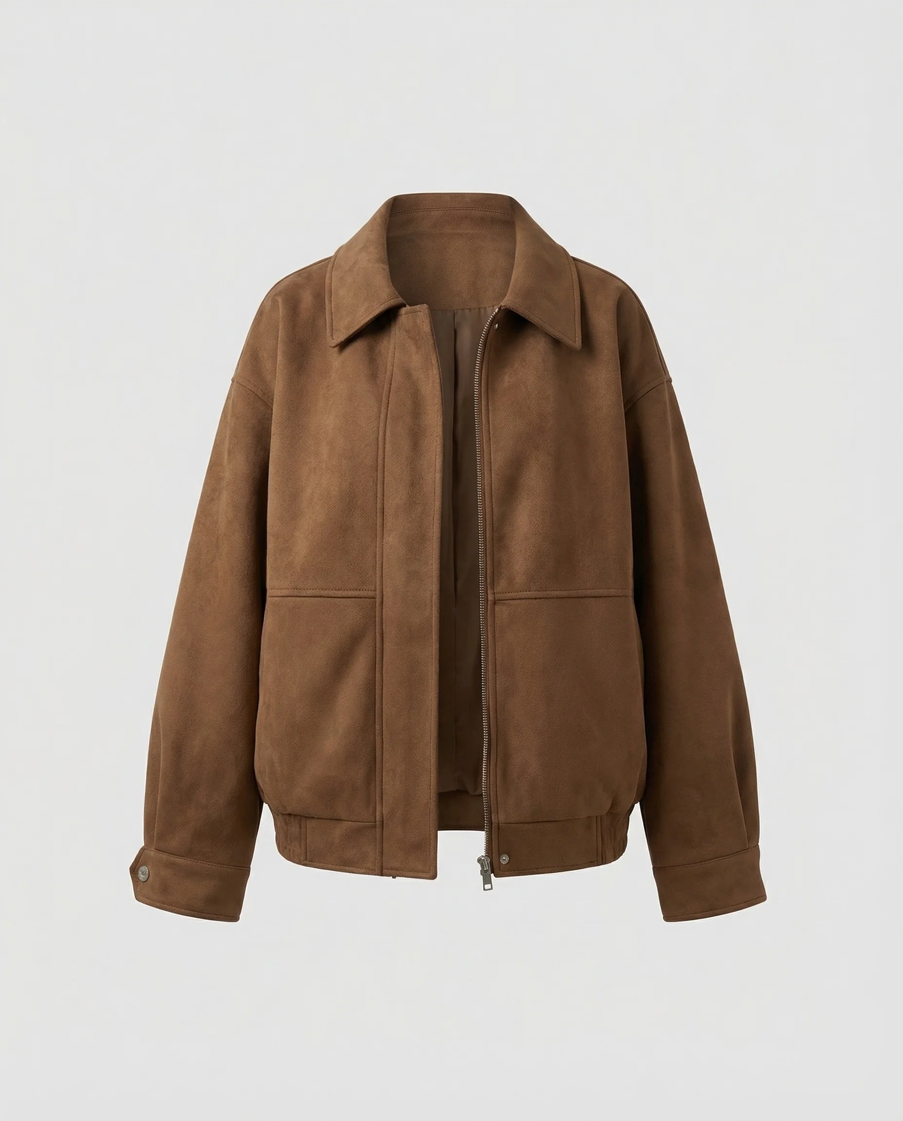 Damen Velours Flightjacke Revers - Image 5