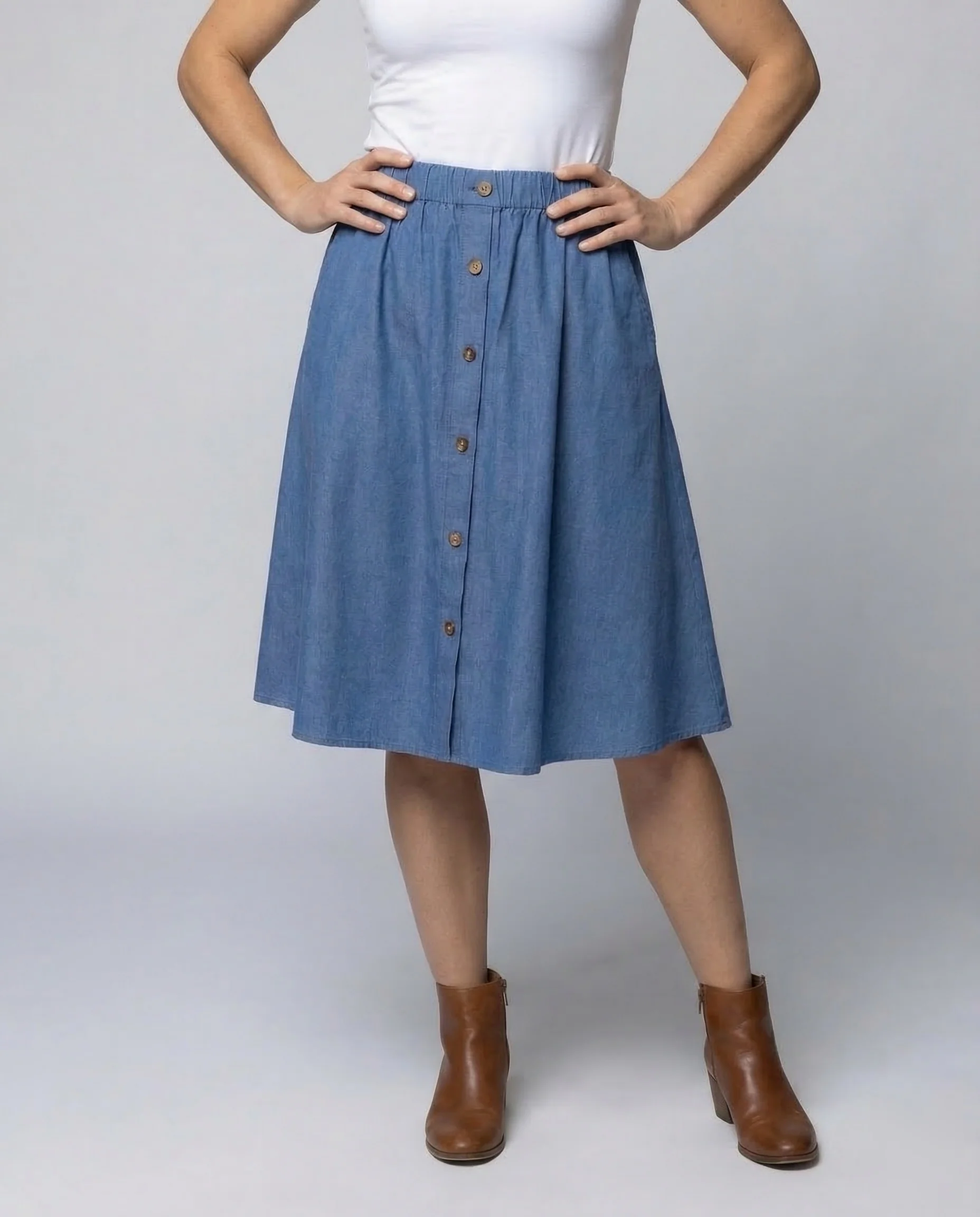 Damen Jeansrock A Linie - Image 2