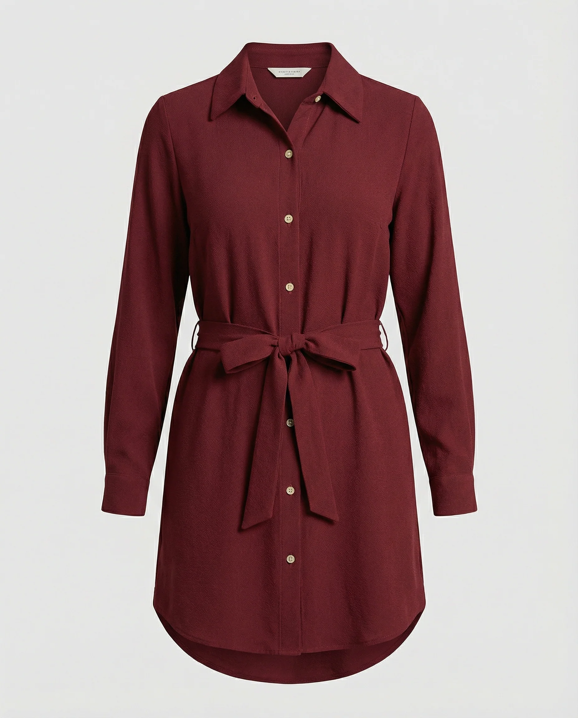 Freizeitkleid Damen knielang mit Knopfleiste - Image 2