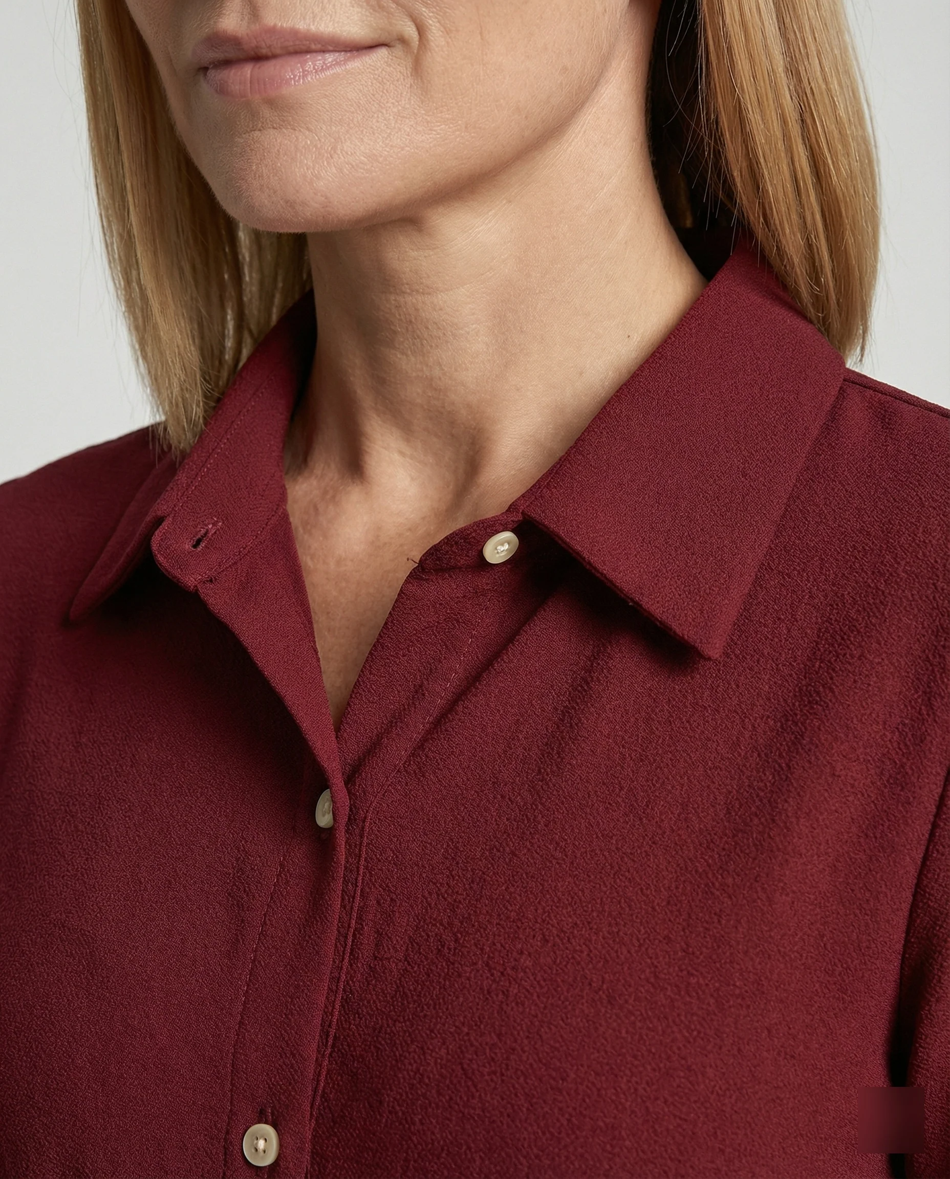 Freizeitkleid Damen knielang mit Knopfleiste - Image 5