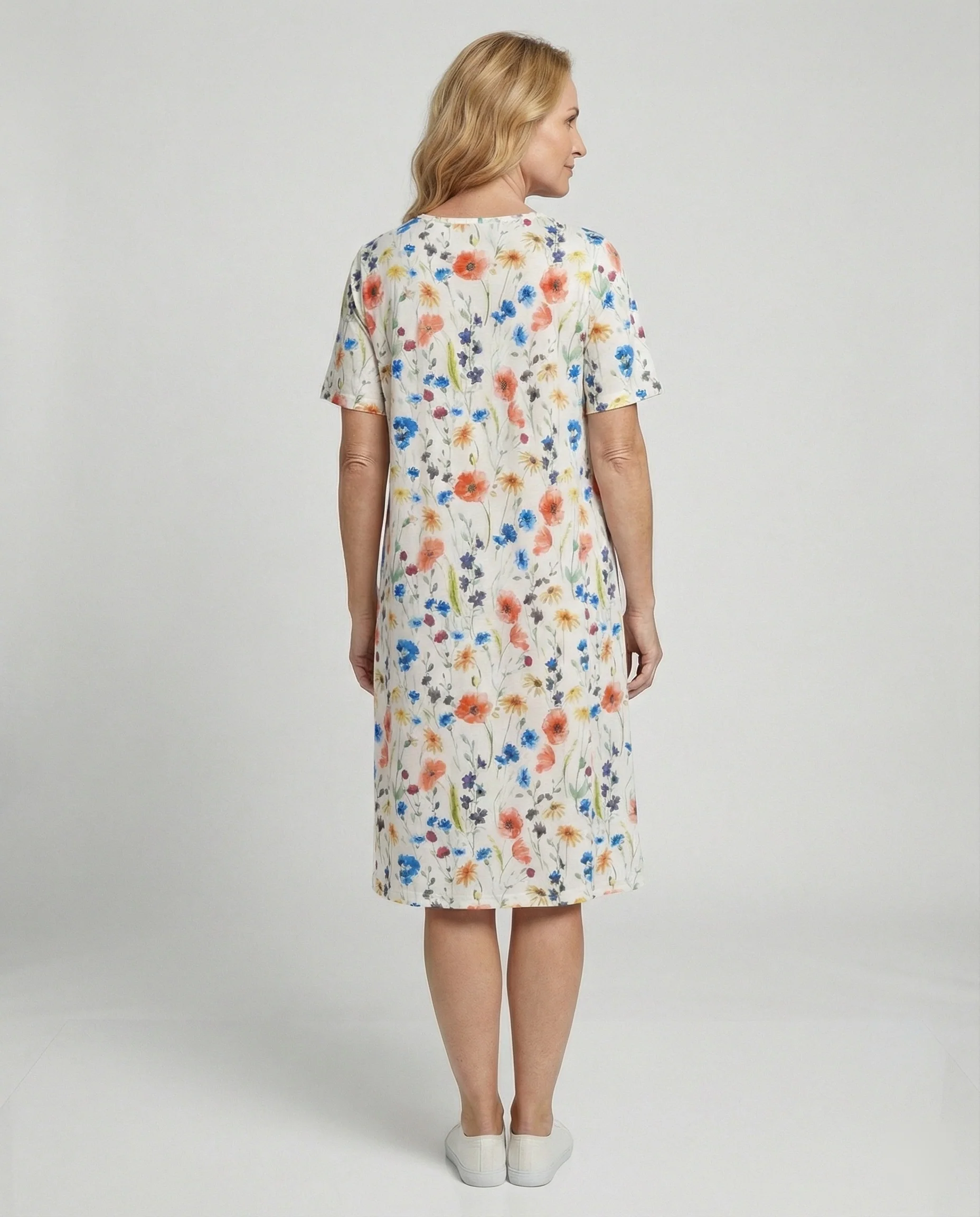 Damen Freizeitkleid Jersey knielang - Image 10