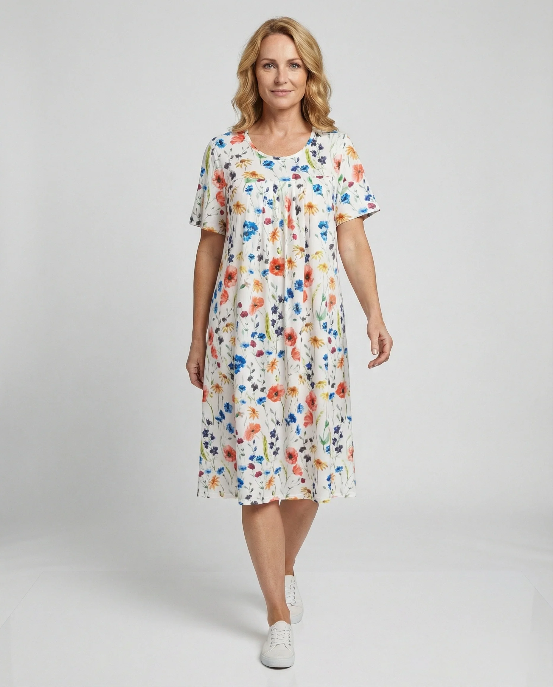 Damen Freizeitkleid Jersey knielang - Image 12