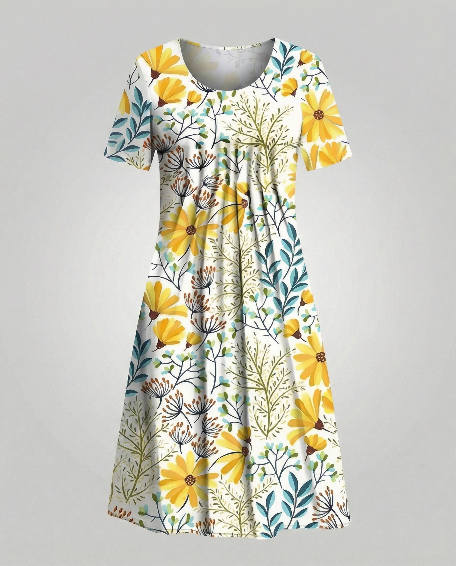 Damen Freizeitkleid Jersey knielang - Image 5