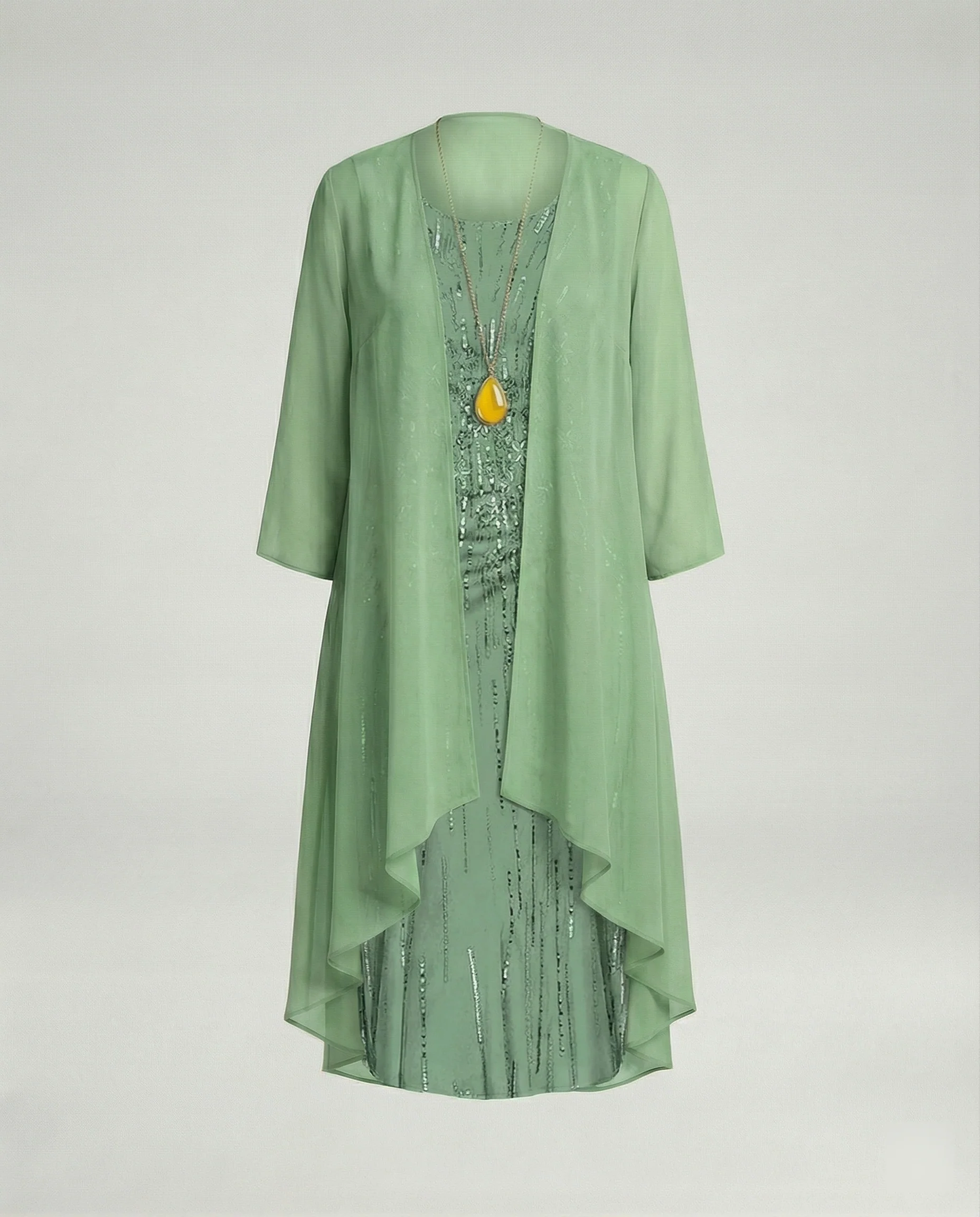 Abendkleid Damen Paillettenkleid - Image 4