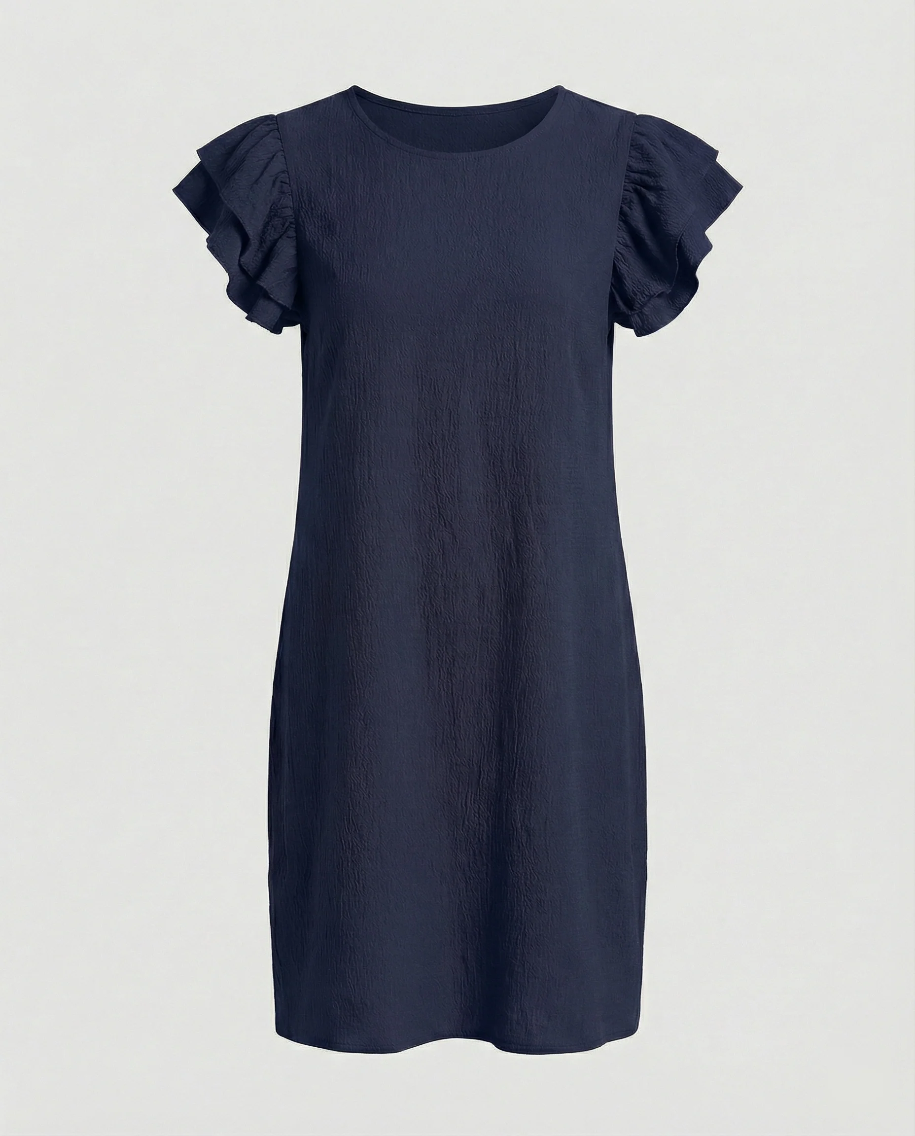 Damen Sommerkleid knielang Volant - Image 11