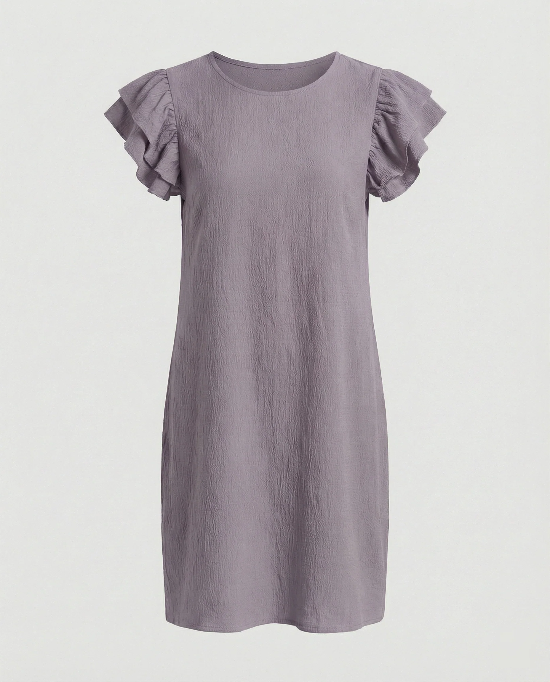 Damen Sommerkleid knielang Volant - Image 12