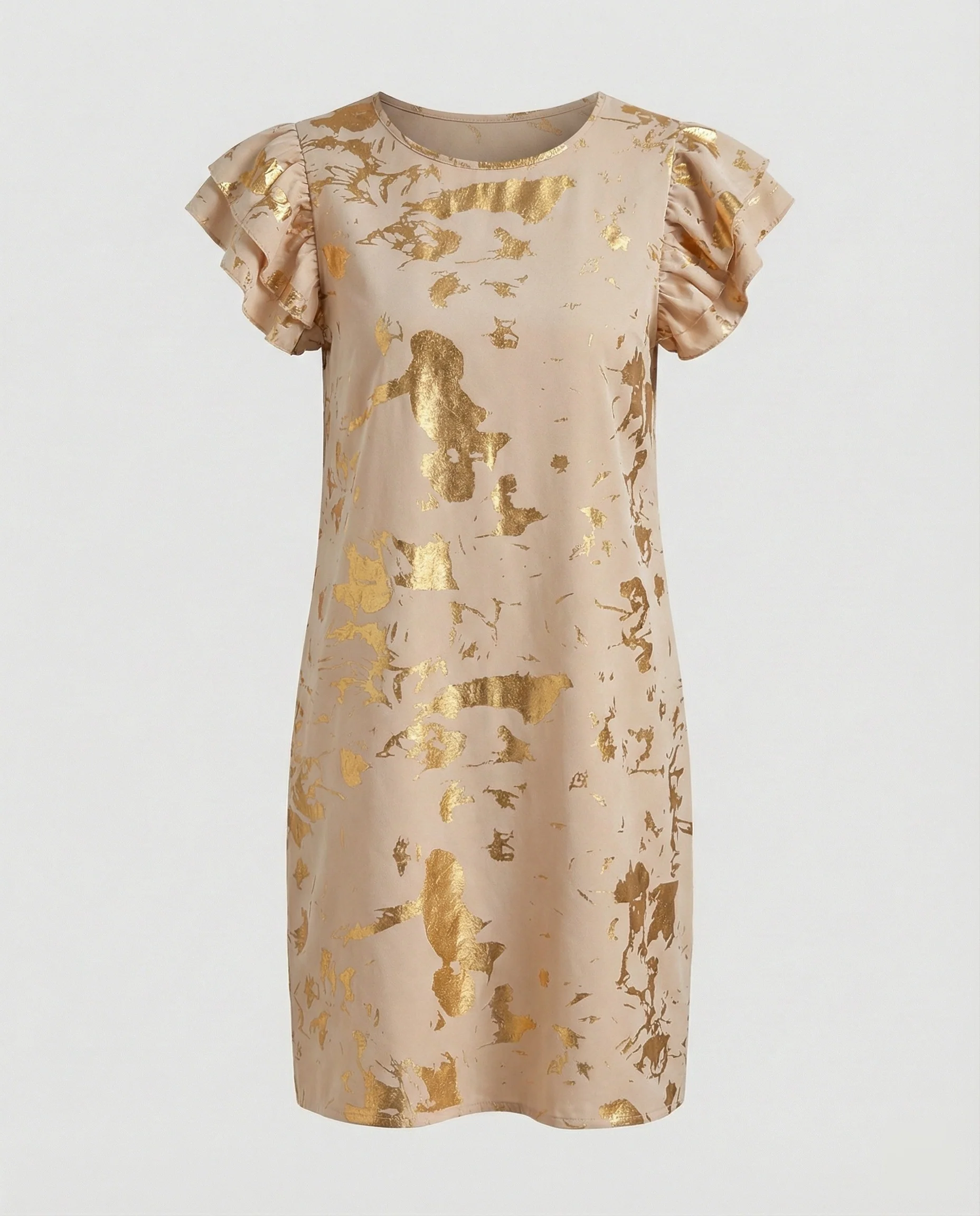 Damen Sommerkleid knielang Volant - Image 15