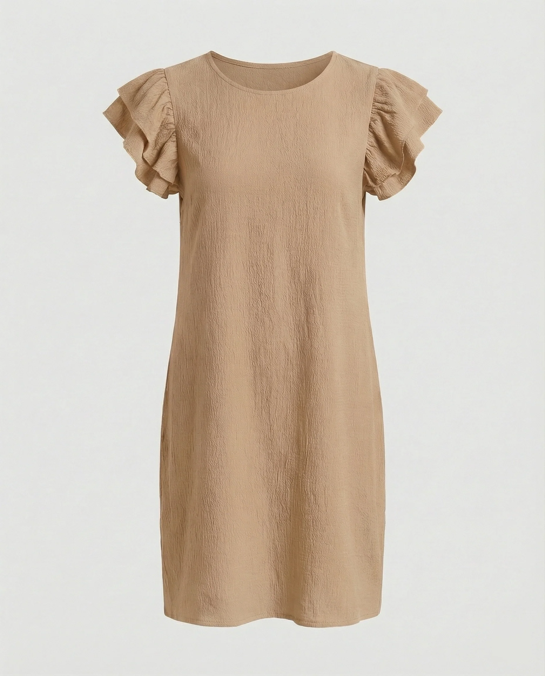 Damen Sommerkleid knielang Volant - Image 9