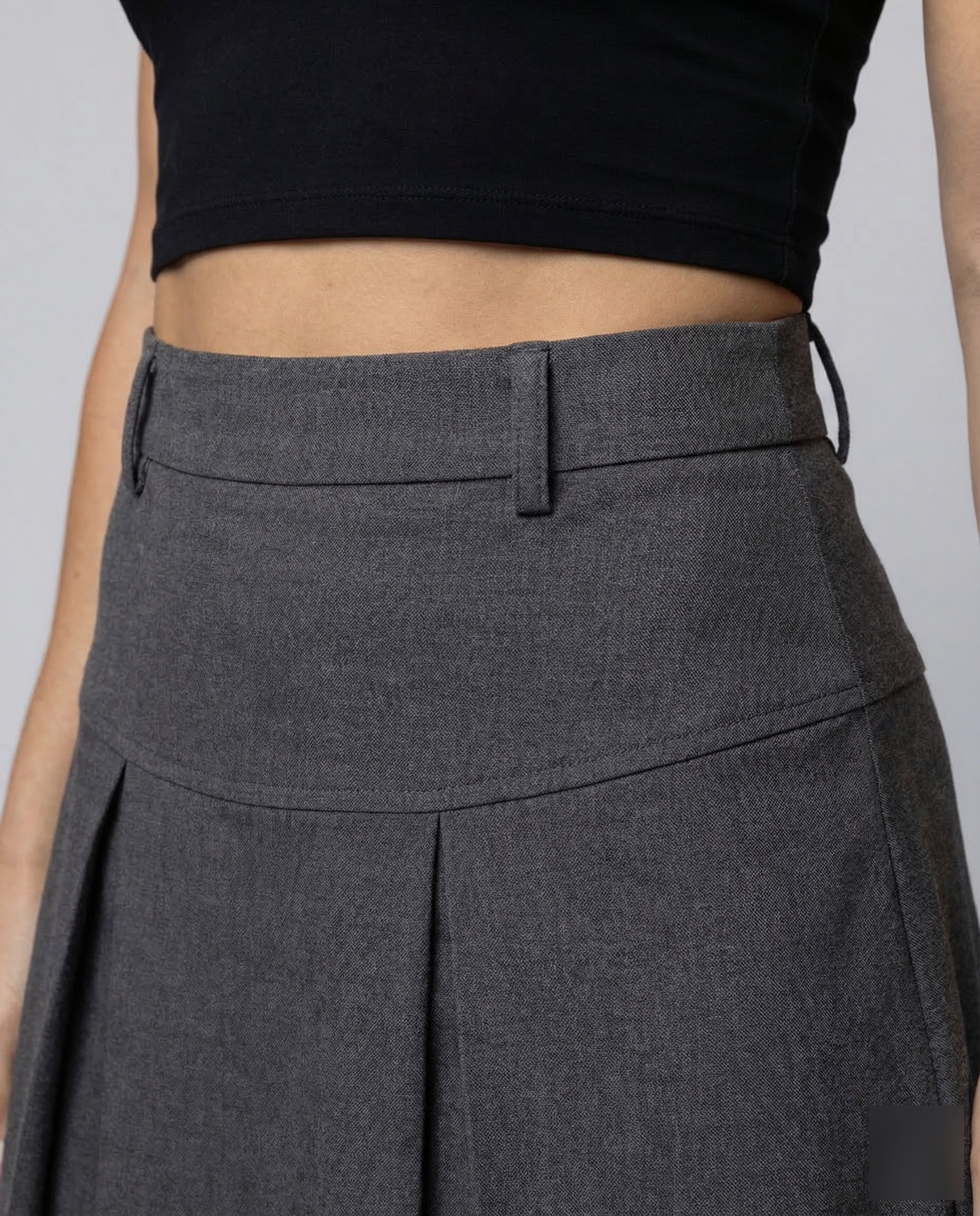 Damen Plisseerock Maxi Kellerfalten - Image 3