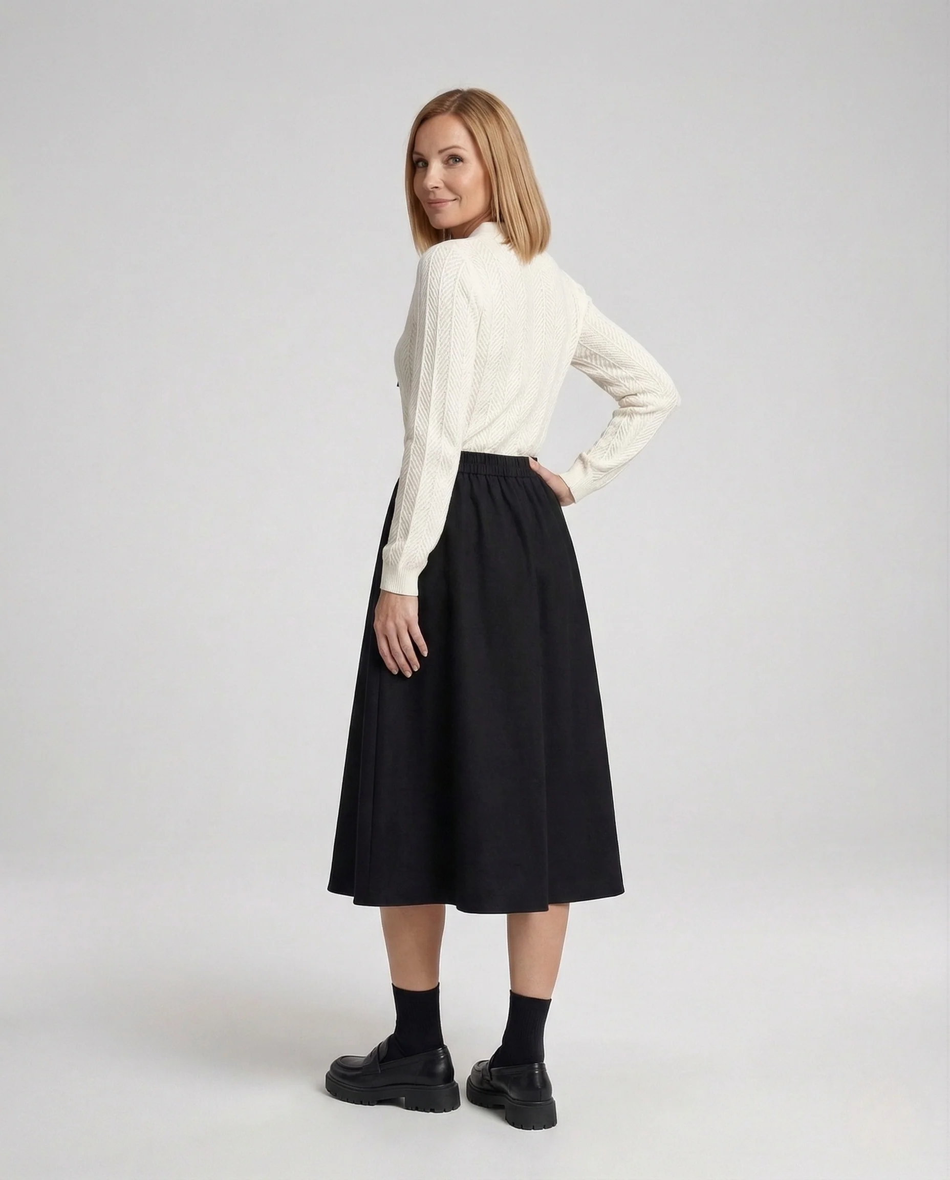 Damen Tellerrock mit Komfortbund - Image 4