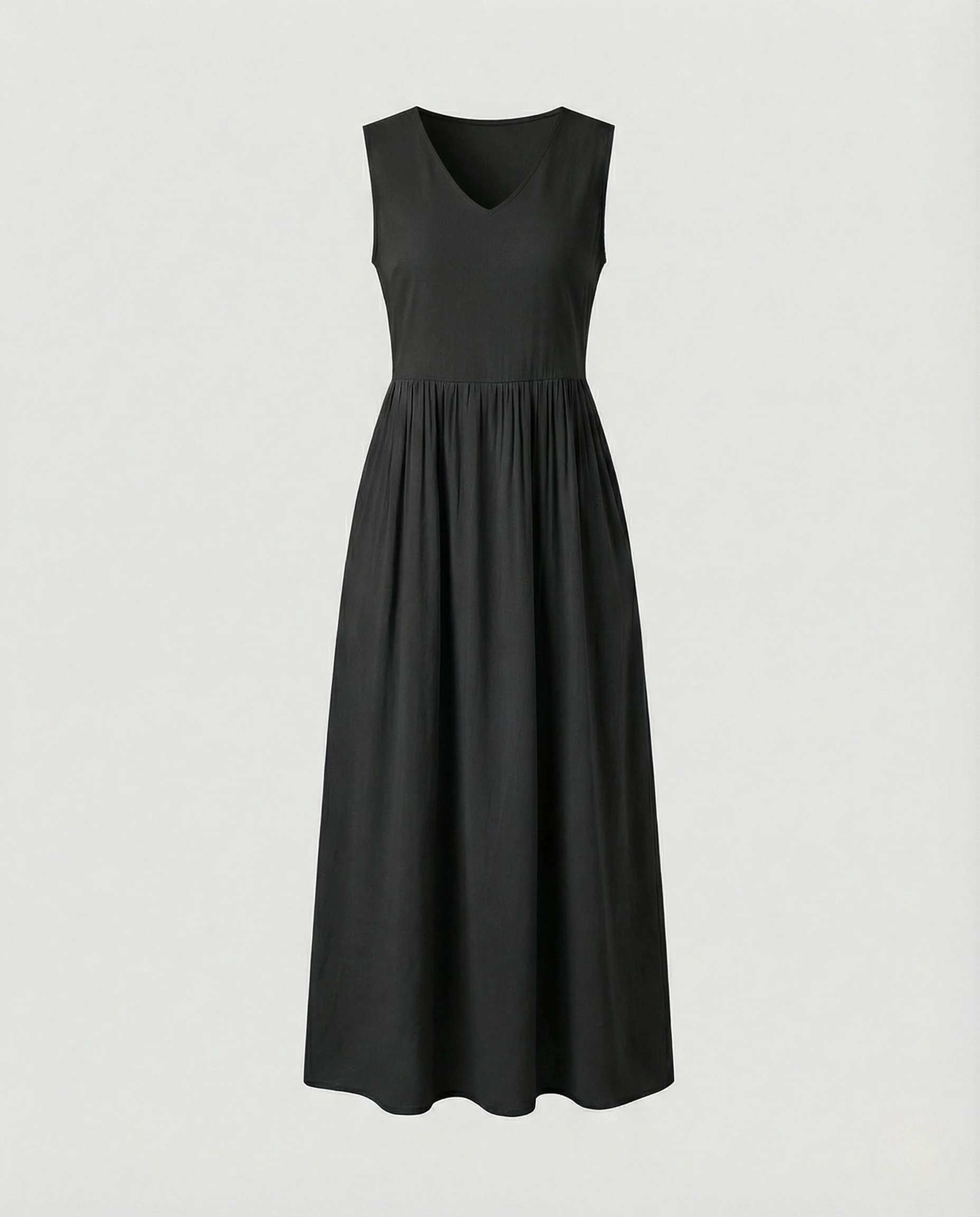 Damen Knöchellanges Freizeitkleid mit Taschen - Image 13