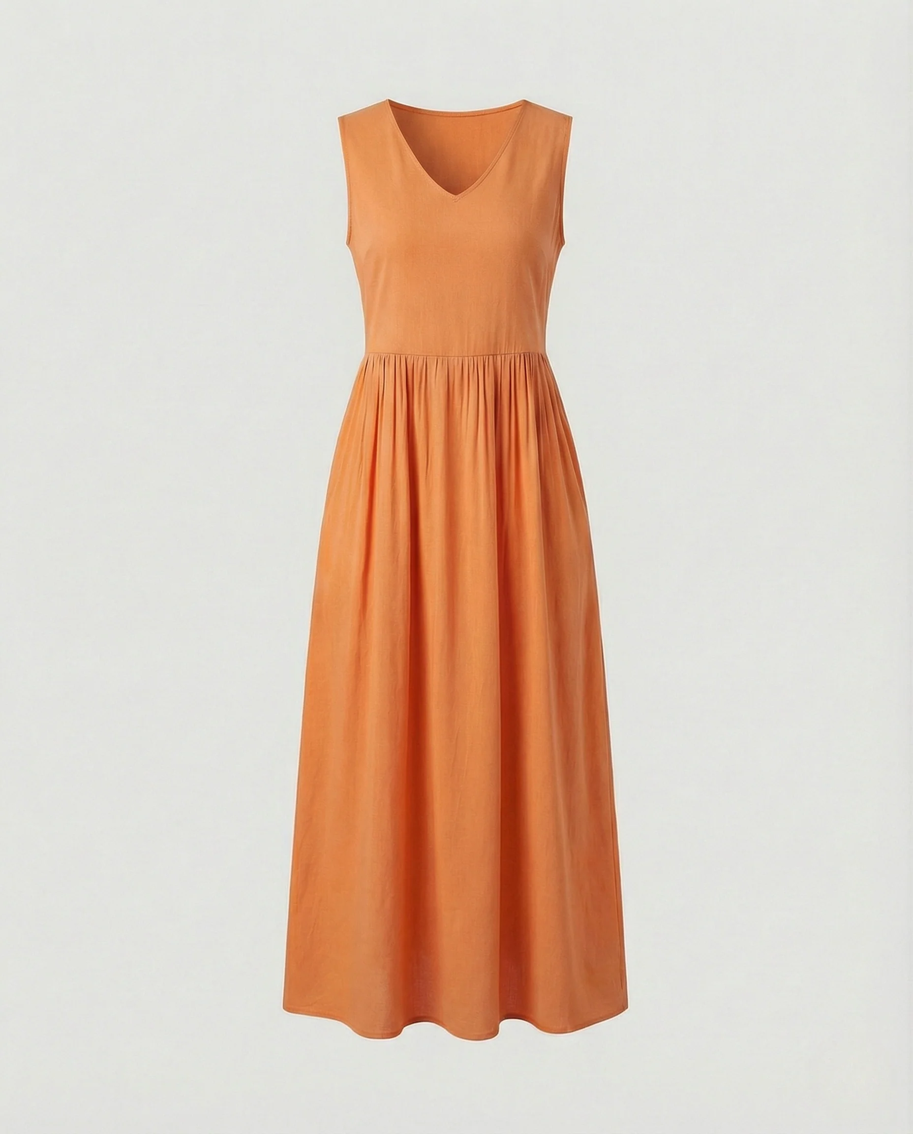 Damen Knöchellanges Freizeitkleid mit Taschen - Image 6