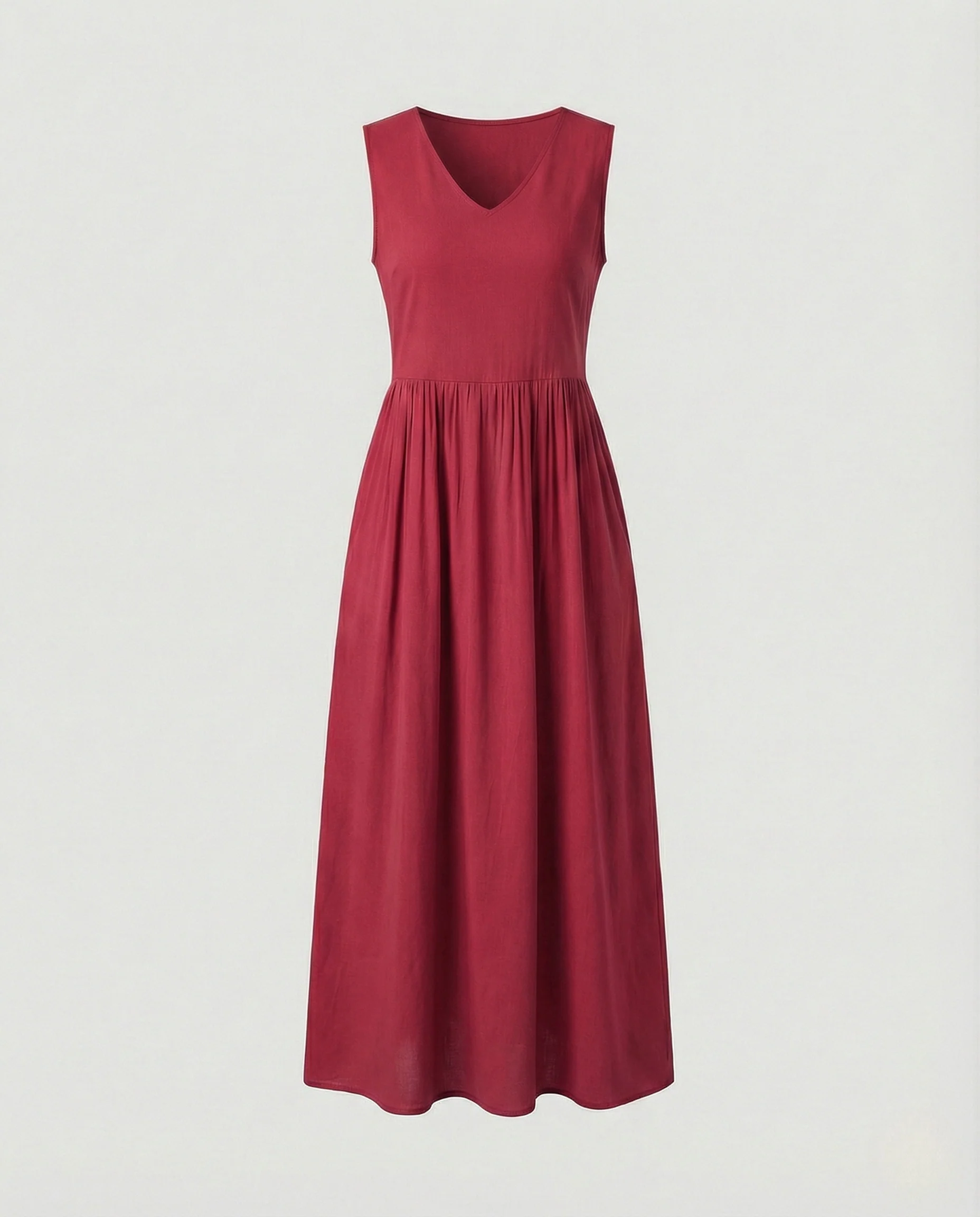Damen Knöchellanges Freizeitkleid mit Taschen - Image 7
