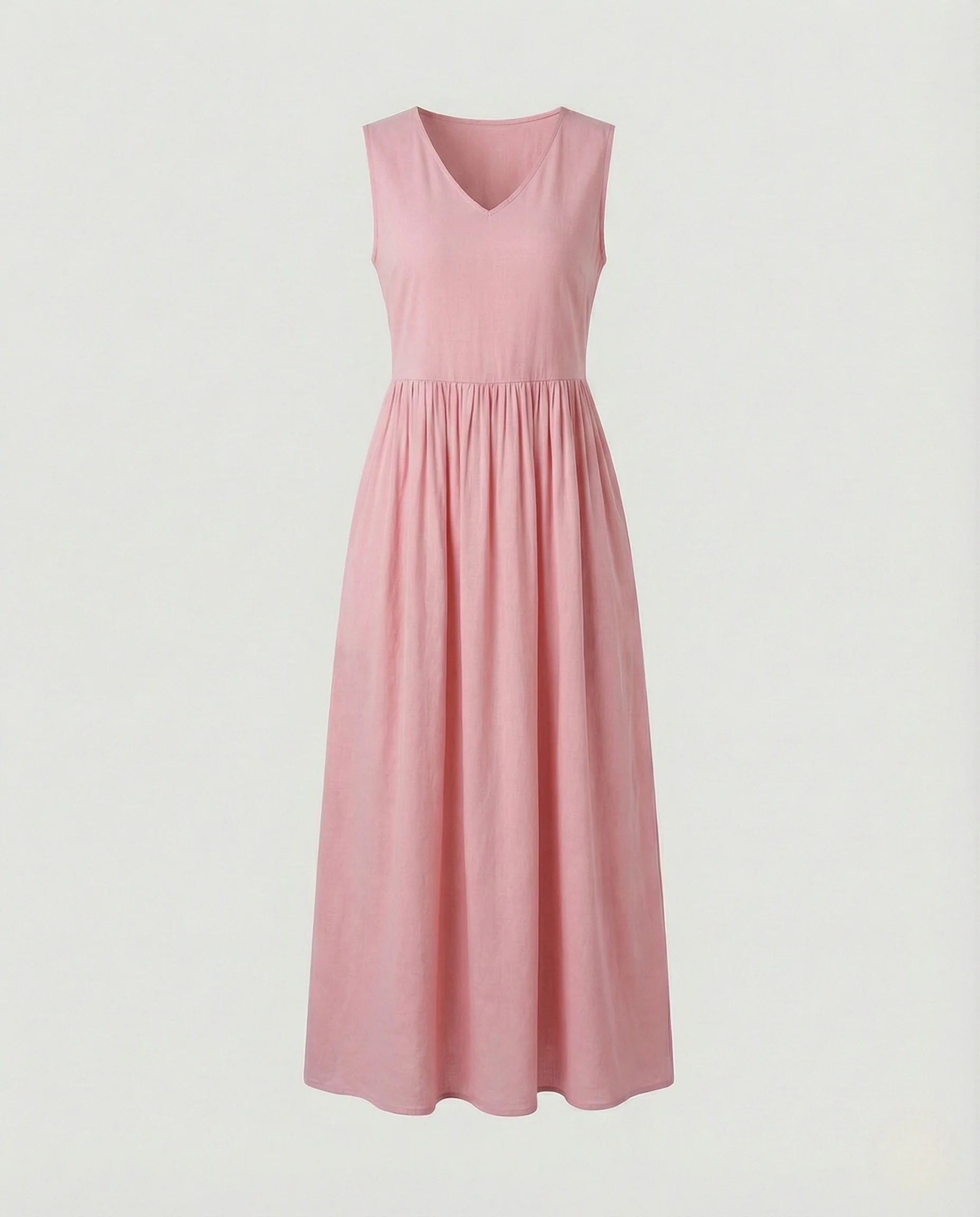Damen Knöchellanges Freizeitkleid mit Taschen - Image 9