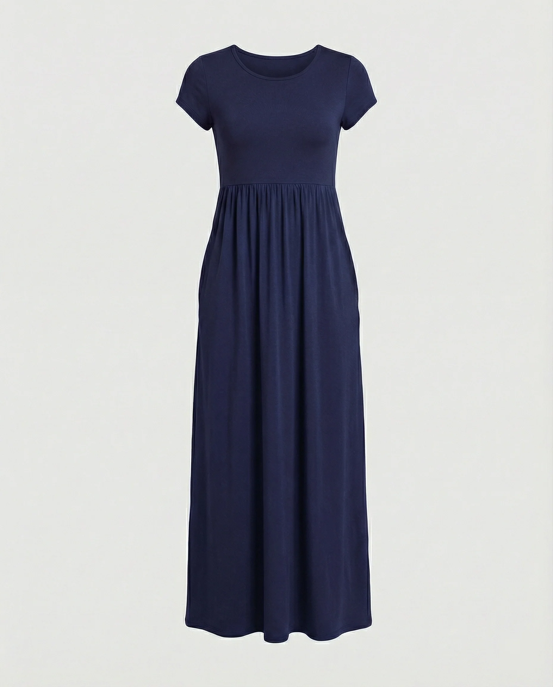 Damen Maxikleid Jersey mit Taschen - Image 10