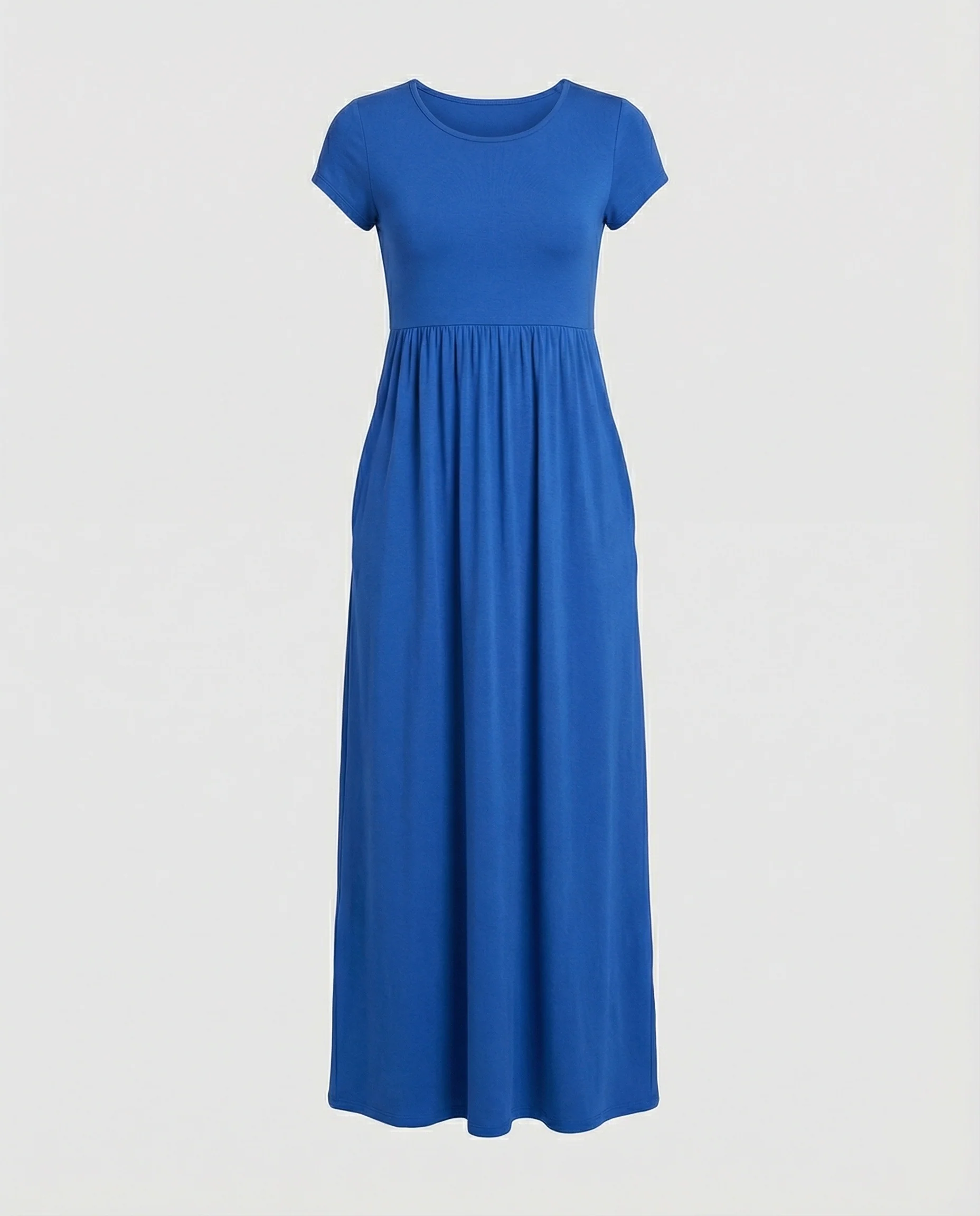 Damen Maxikleid Jersey mit Taschen - Image 5