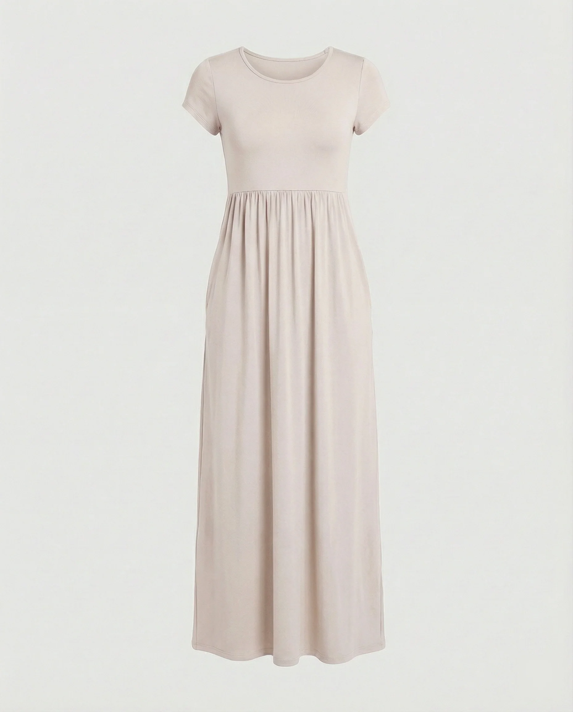 Damen Maxikleid Jersey mit Taschen - Image 8