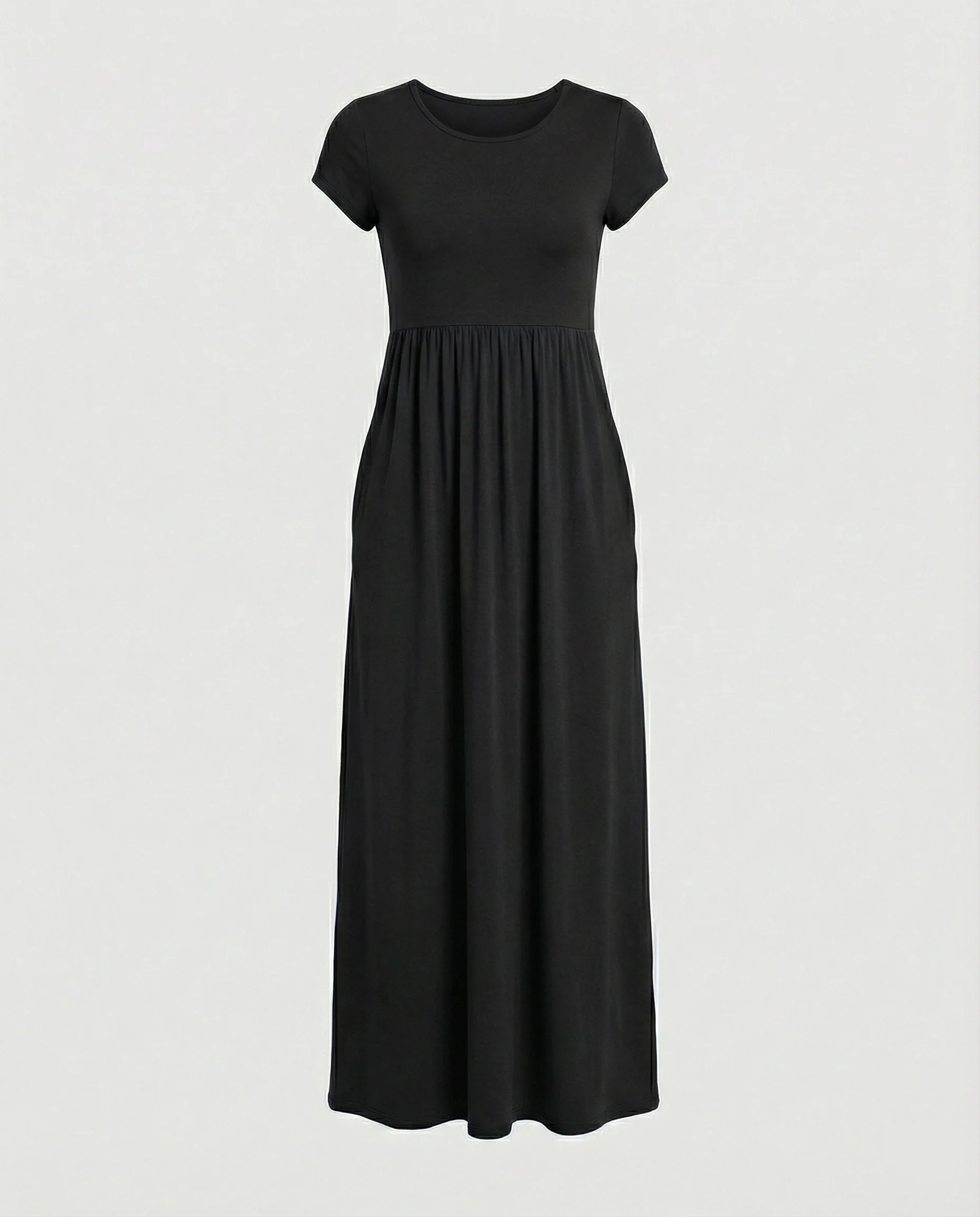 Damen Maxikleid Jersey mit Taschen - Image 9