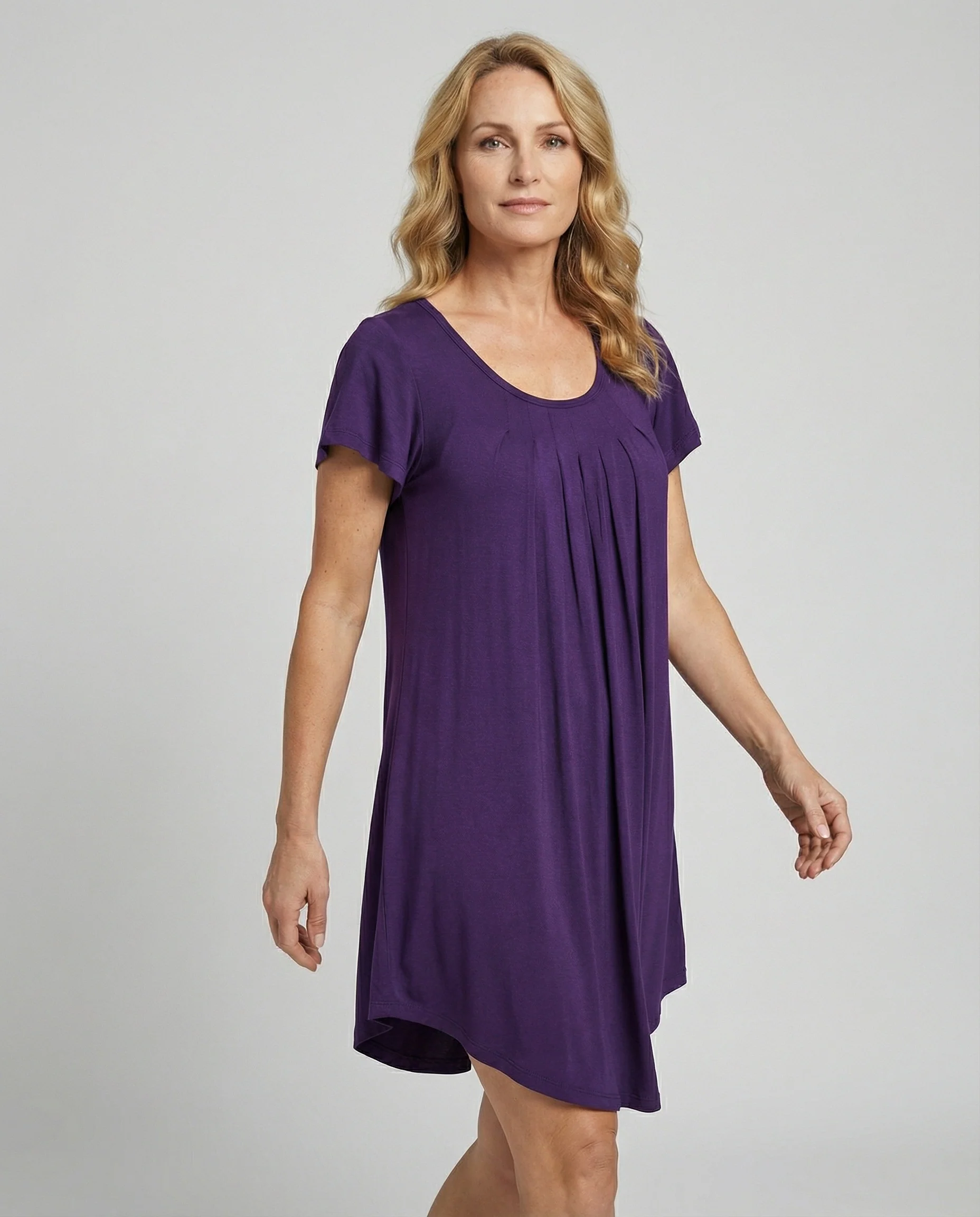 Damen Freizeitkleid Kurzarm Loungewear - Image 2