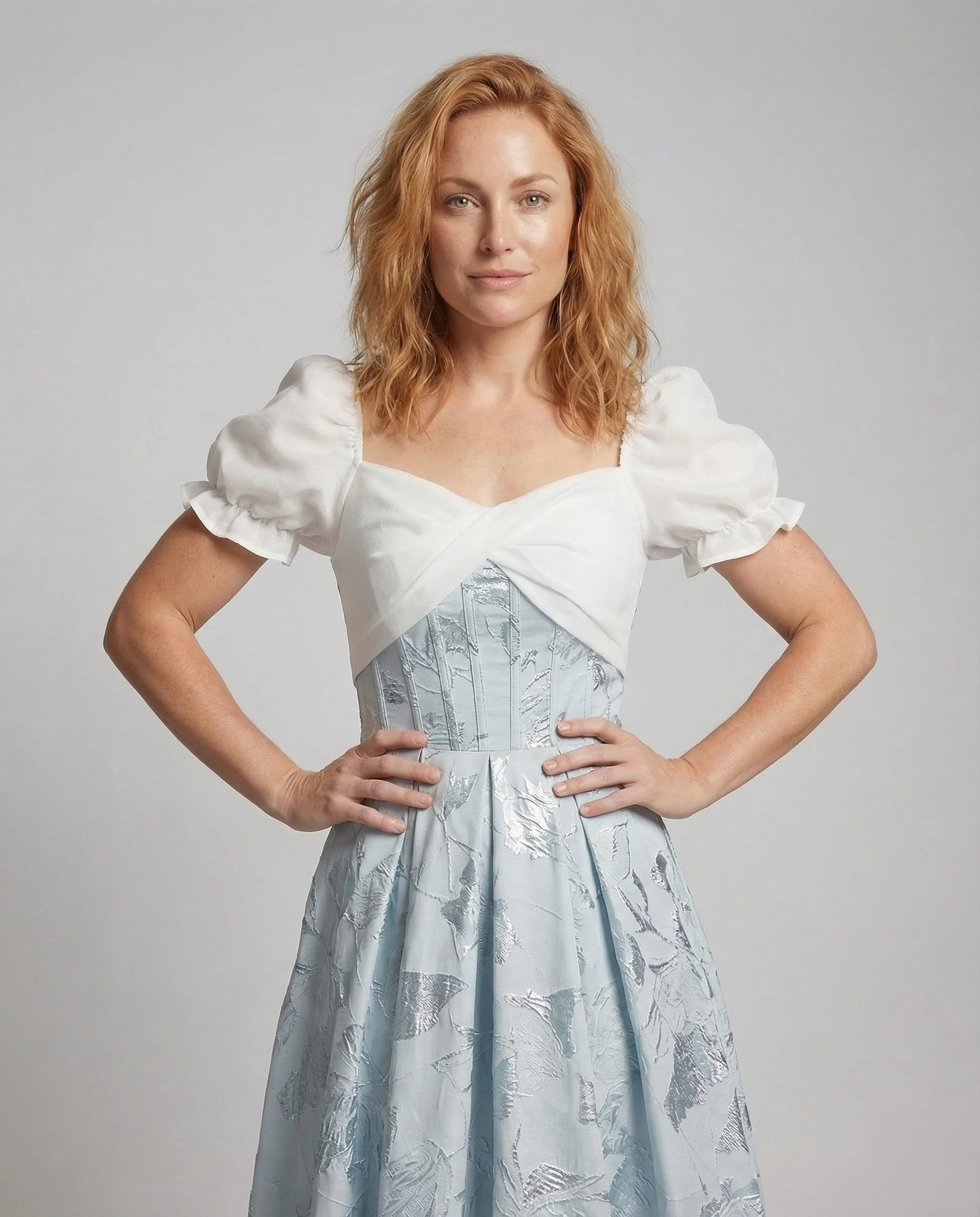 Damen Ballkleid mit Jacquard Rock - Image 2