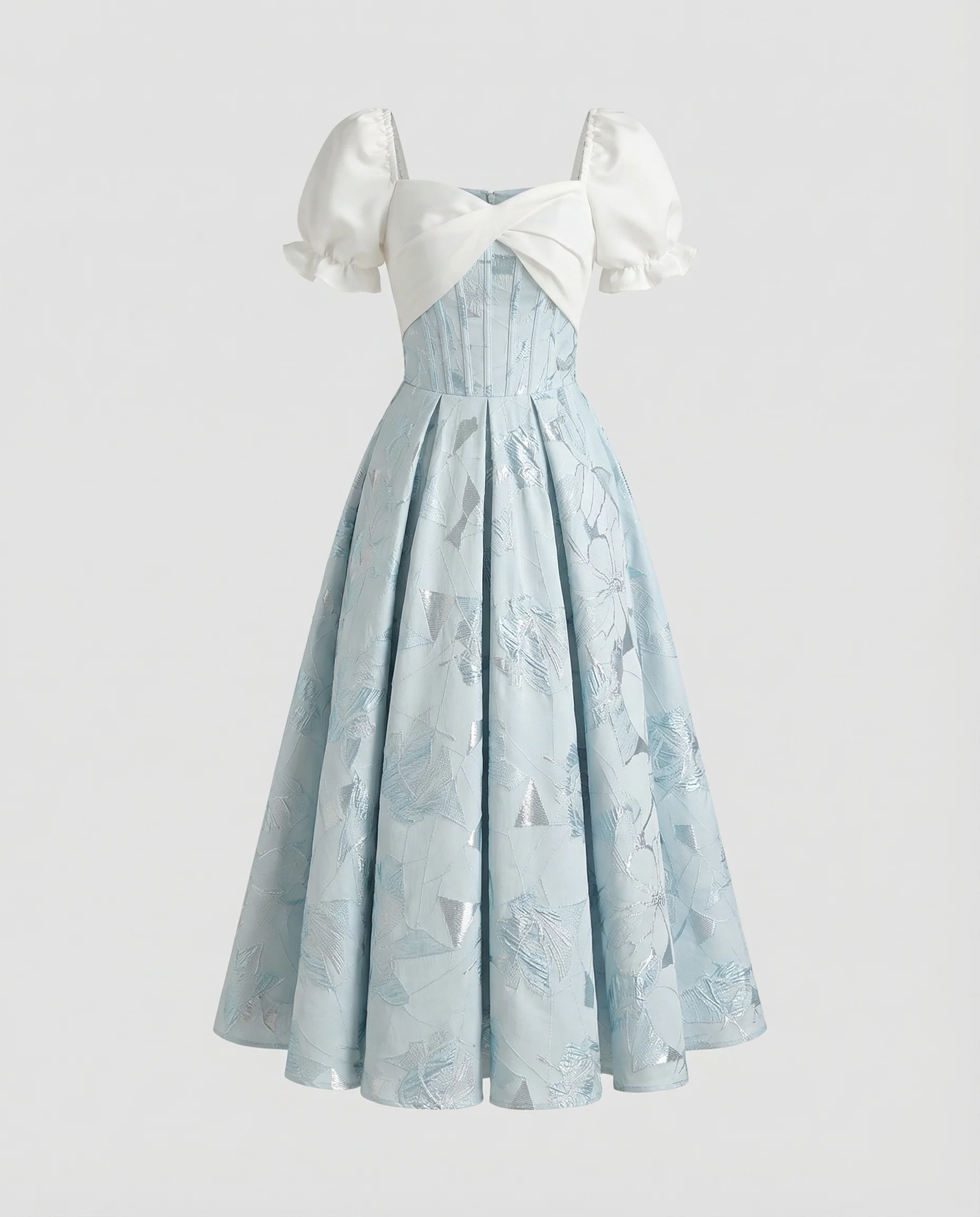 Damen Ballkleid mit Jacquard Rock - Image 5