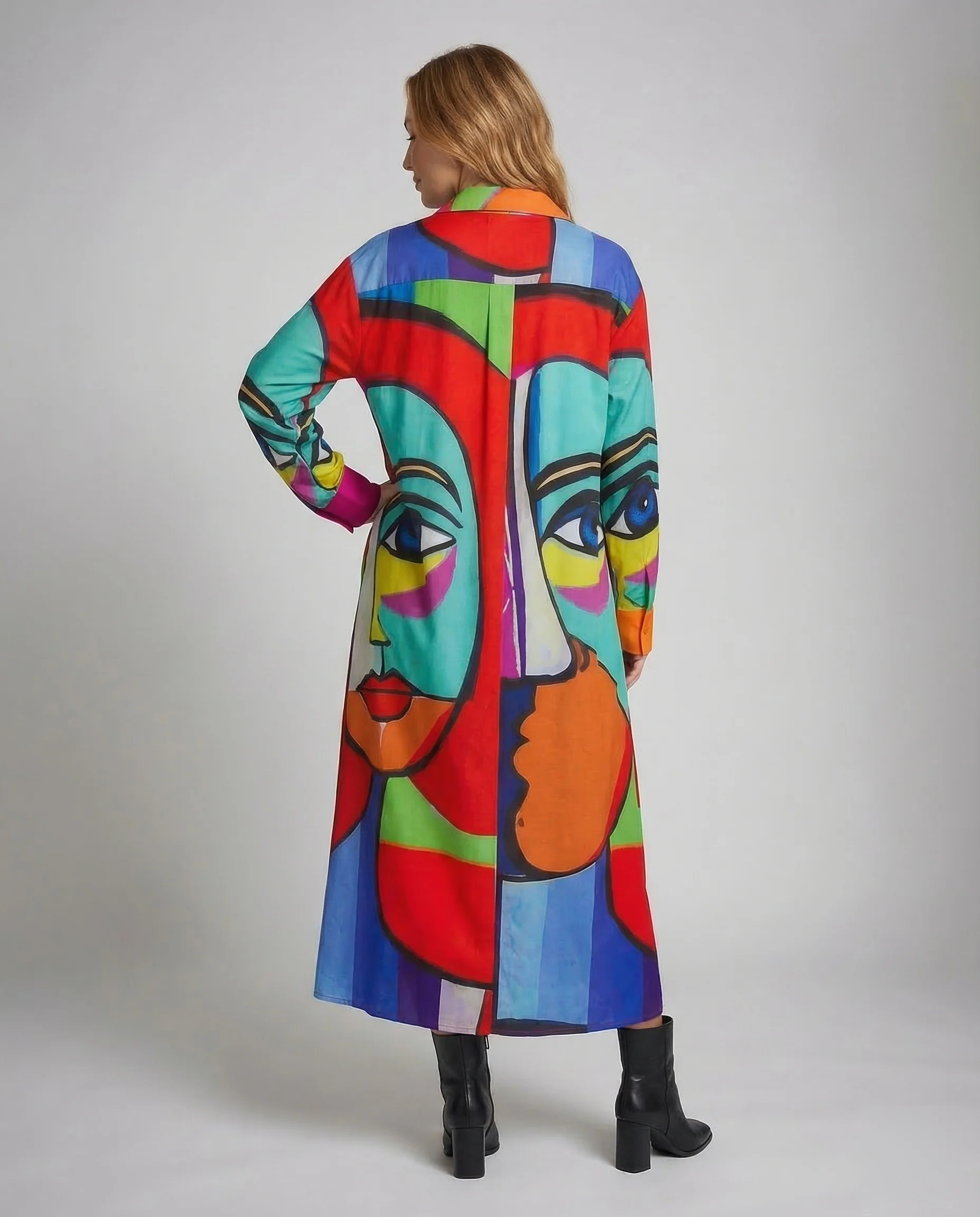 Damen Mantel Damen Kimono Stil - Image 4