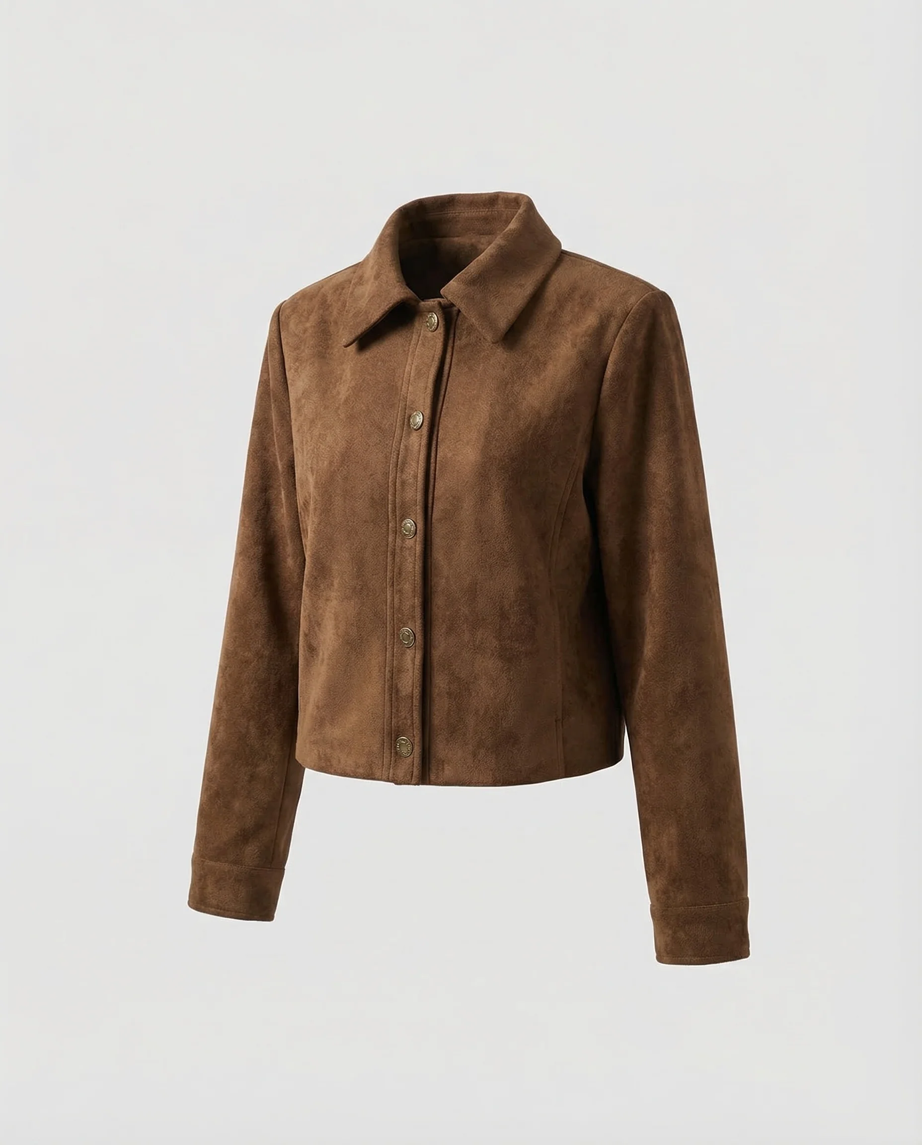 Damen Wildlederjacke Kurz - Image 5