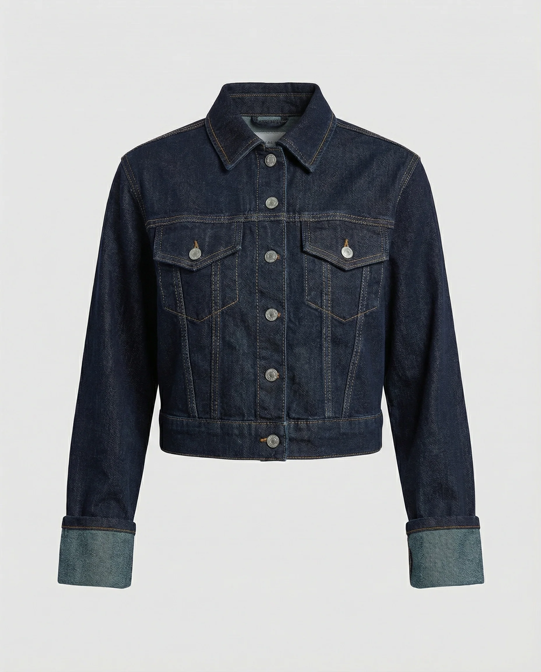 Damen Jeansjacke kurz kastig - Image 5