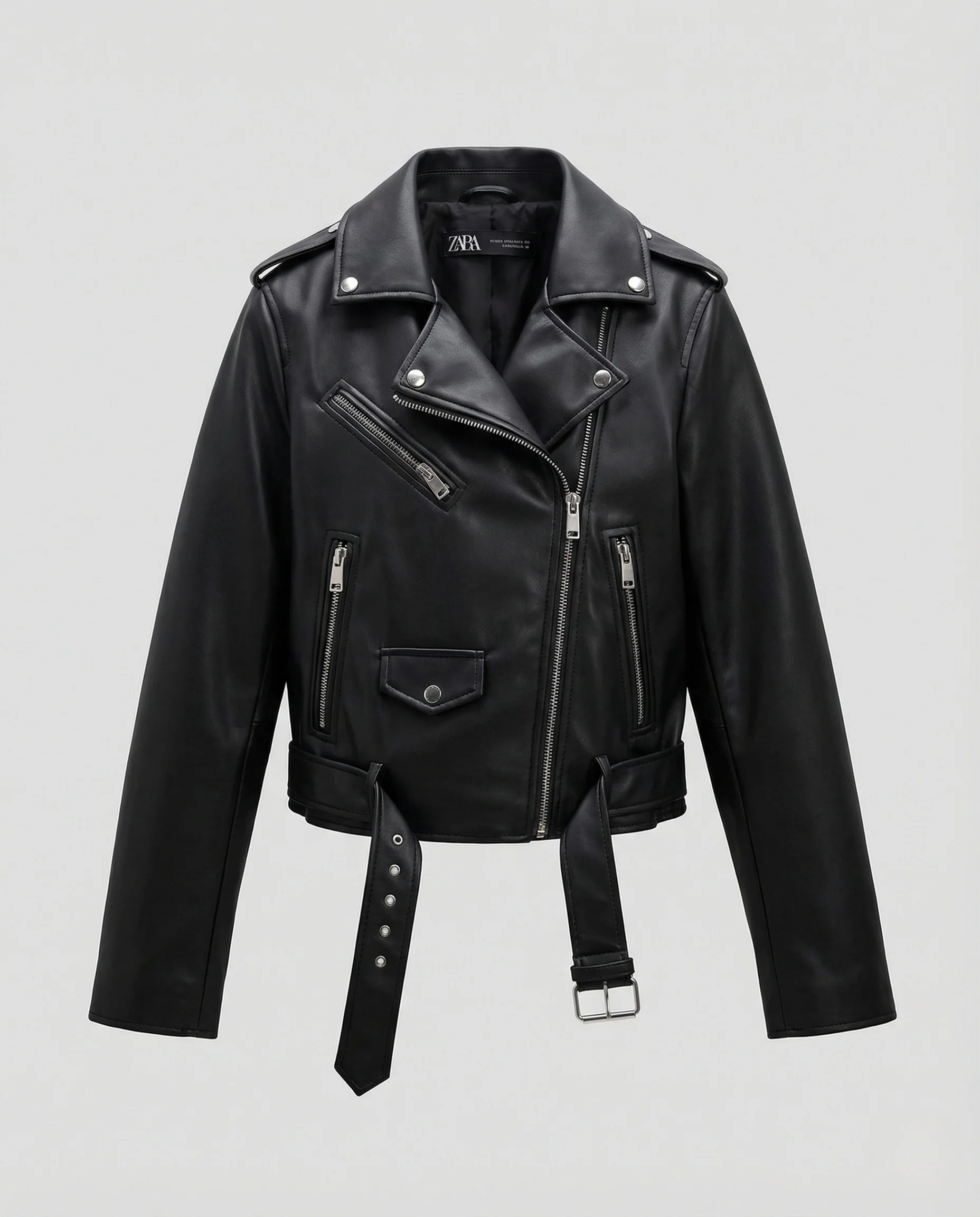Damen Motojacke in Lederoptik - Image 5