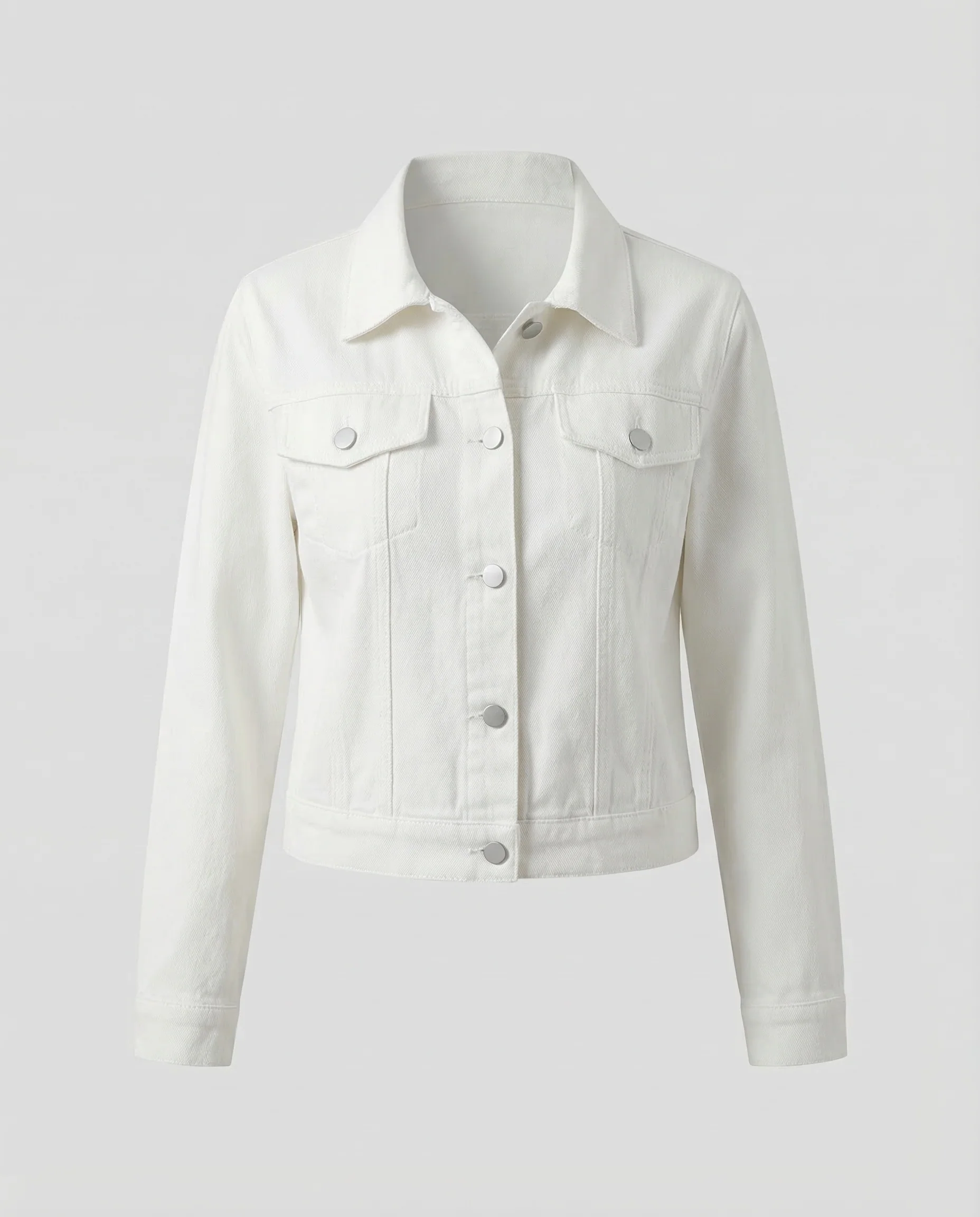 Damen Truckerjacke Denim Kurz - Image 5