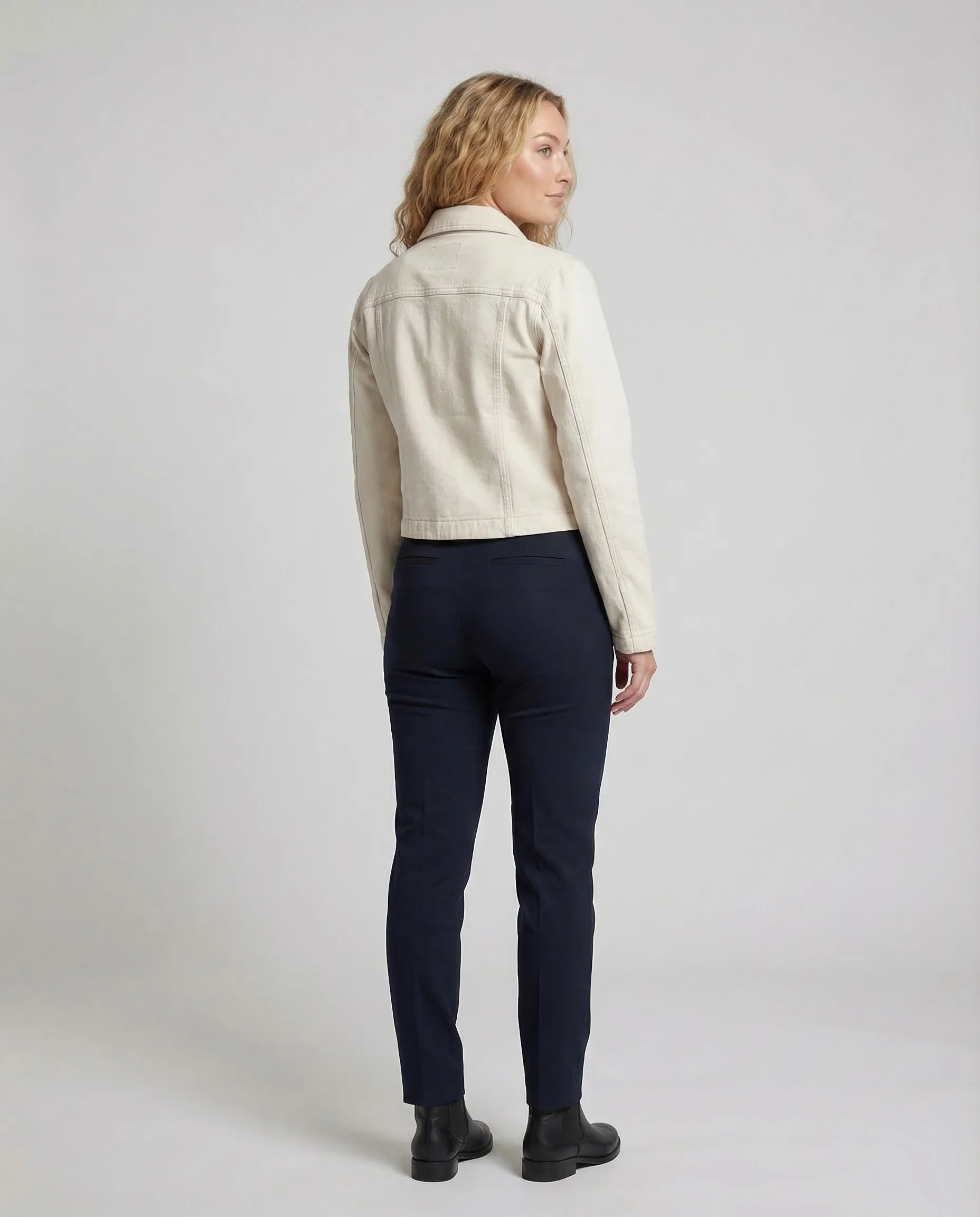 Damen Canvasjacke Kurz - Image 4