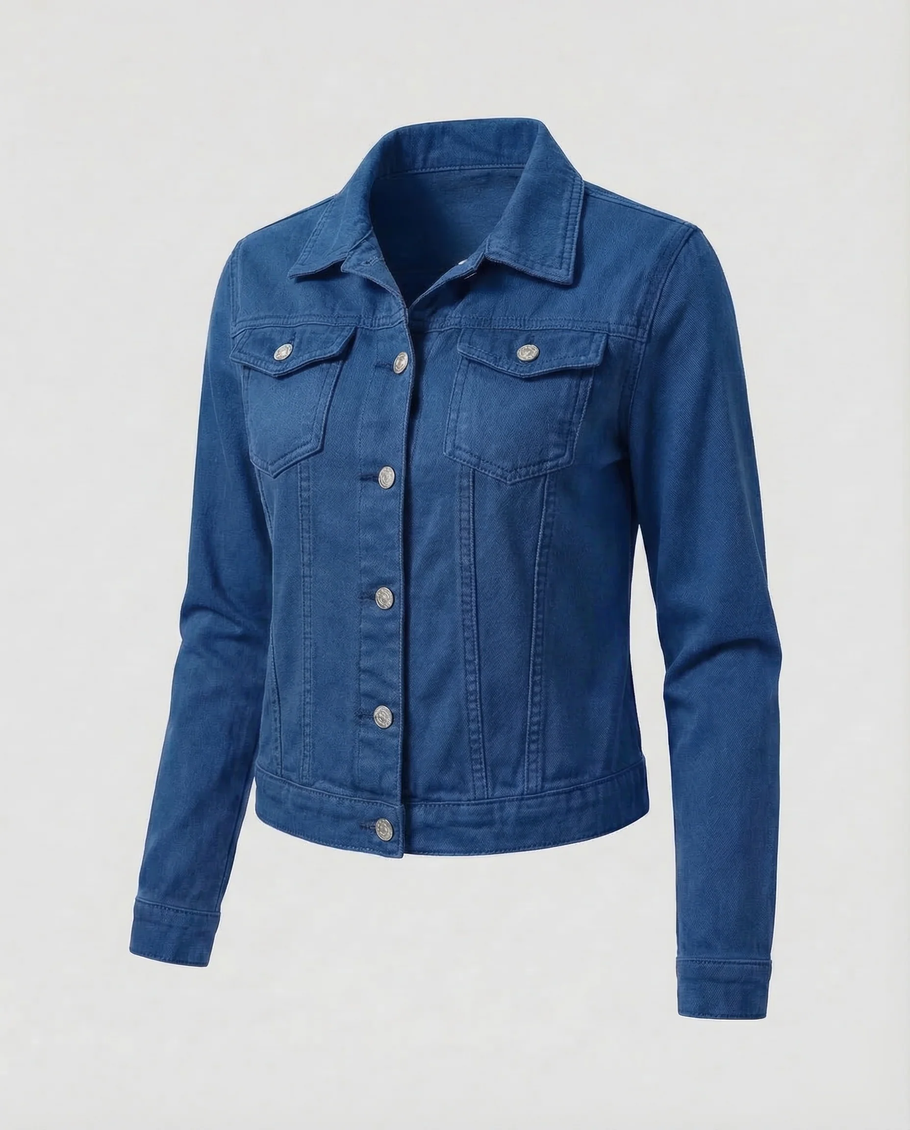 Damen Trucker Jeansjacke Kurz - Image 10