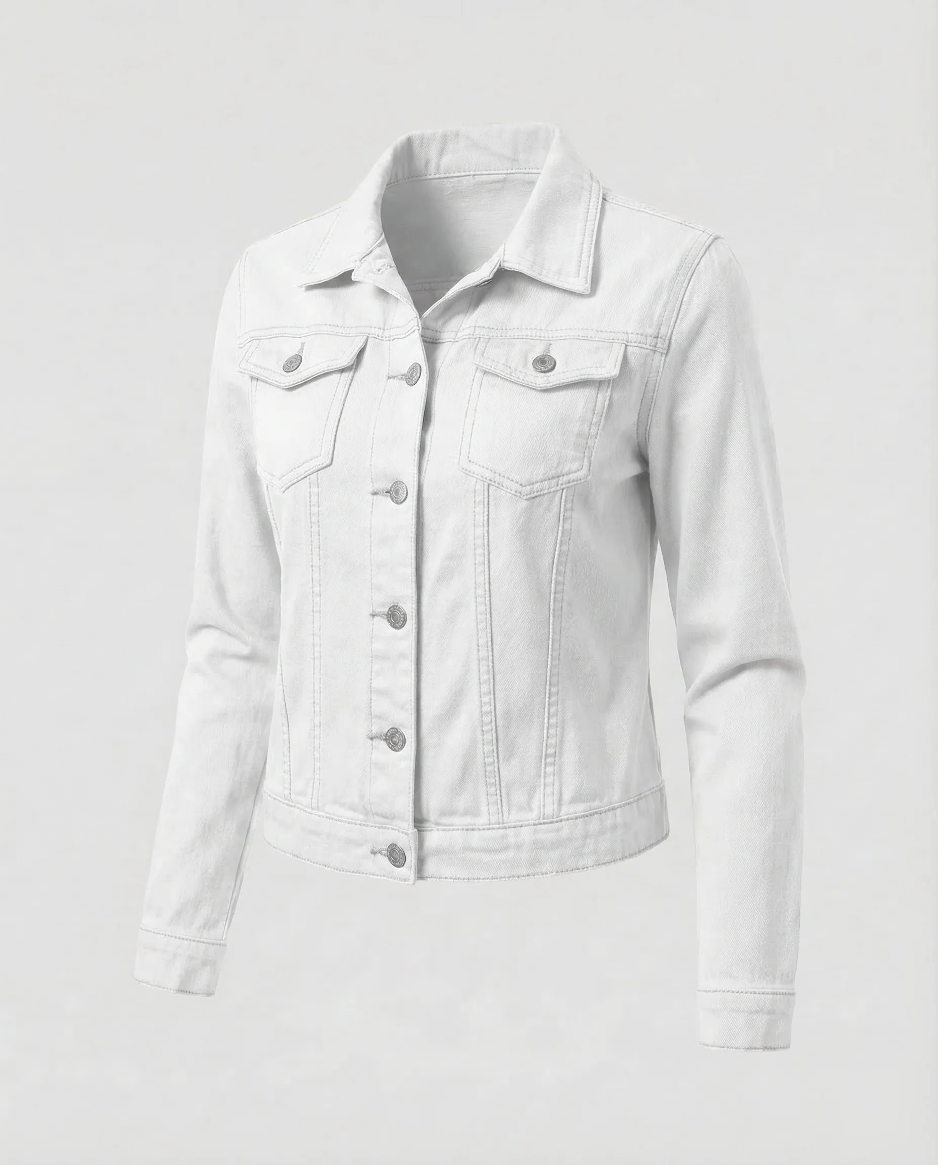 Damen Trucker Jeansjacke Kurz - Image 6