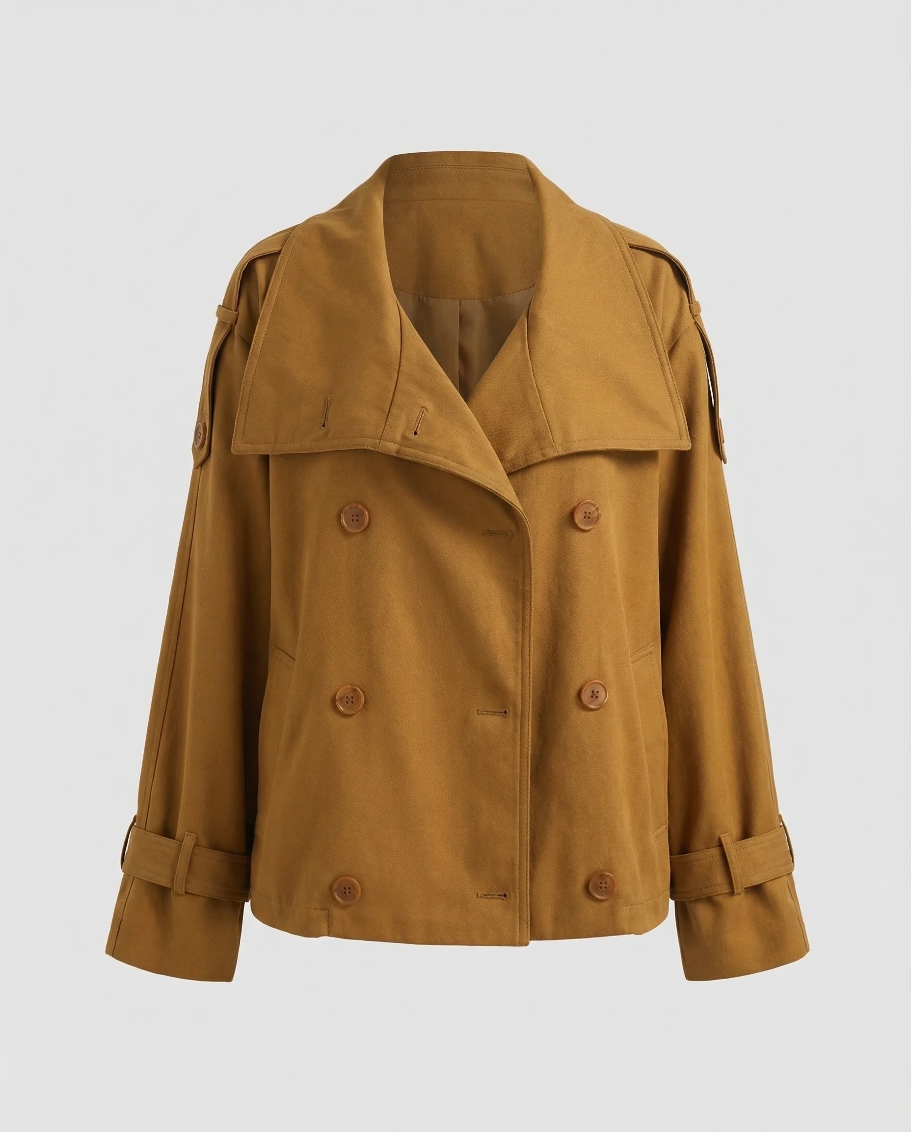Damen Übergangsjacke Oversize Revers - Image 5