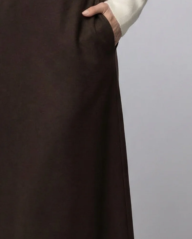 Damen Strickjacke Kurz Puffärmel - Image 3