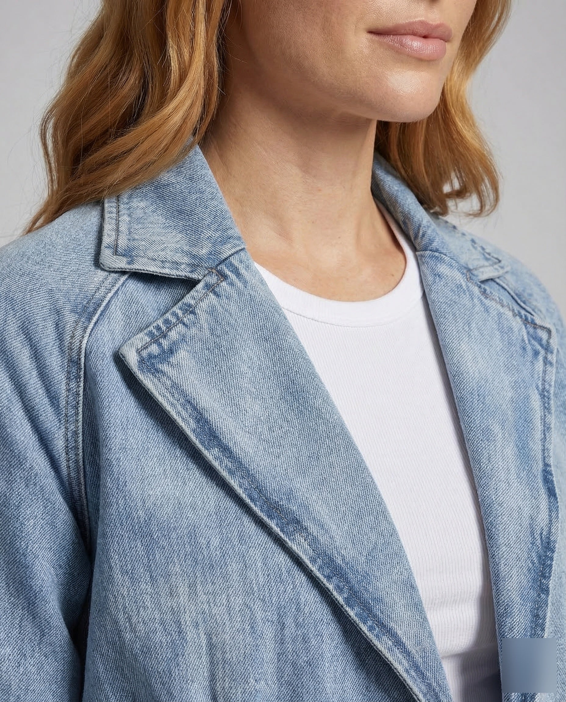 Damen Jeansjacke Damen tailliert kurz - Image 3
