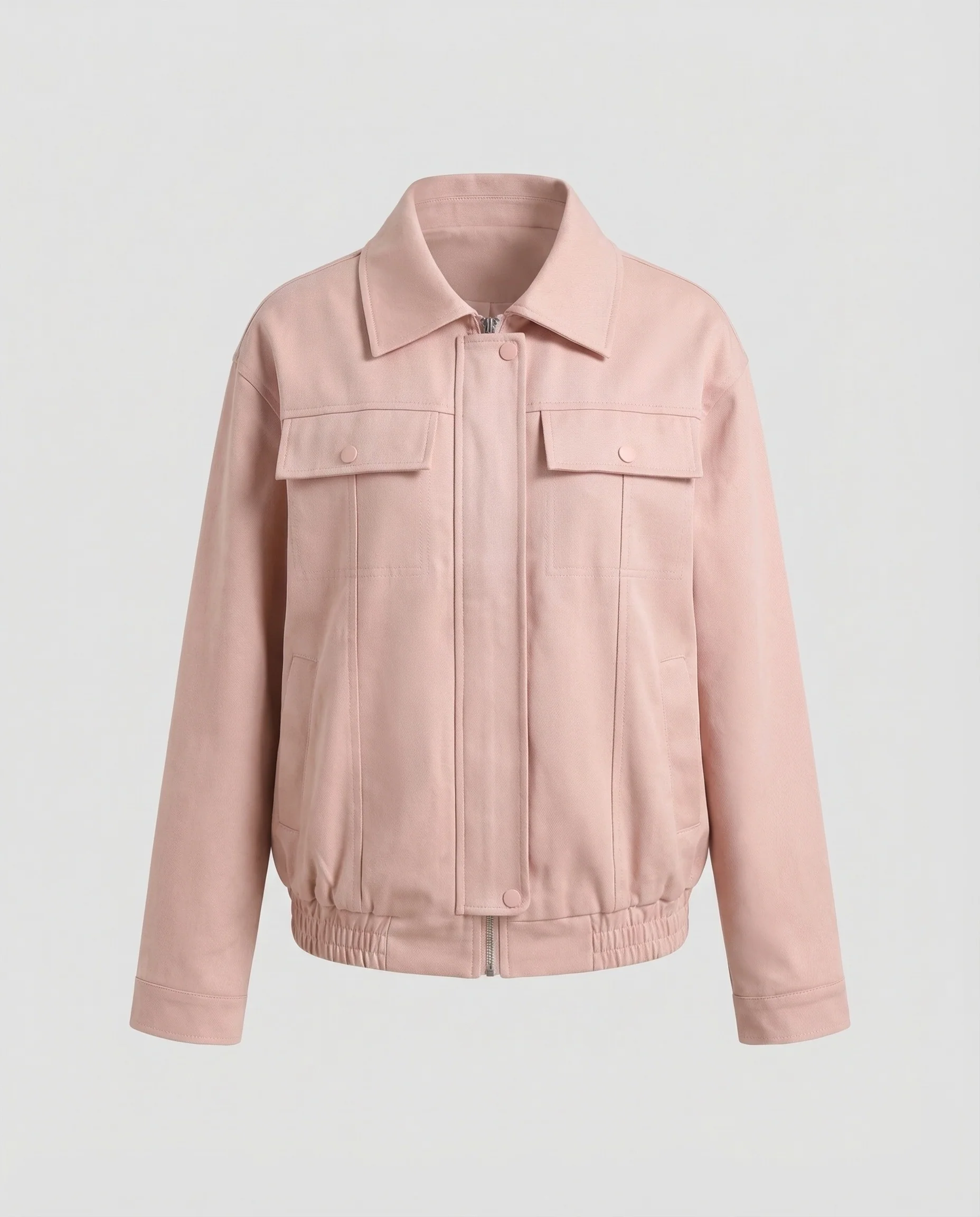 Damen Veloursjacke Kurz Boxy - Image 5