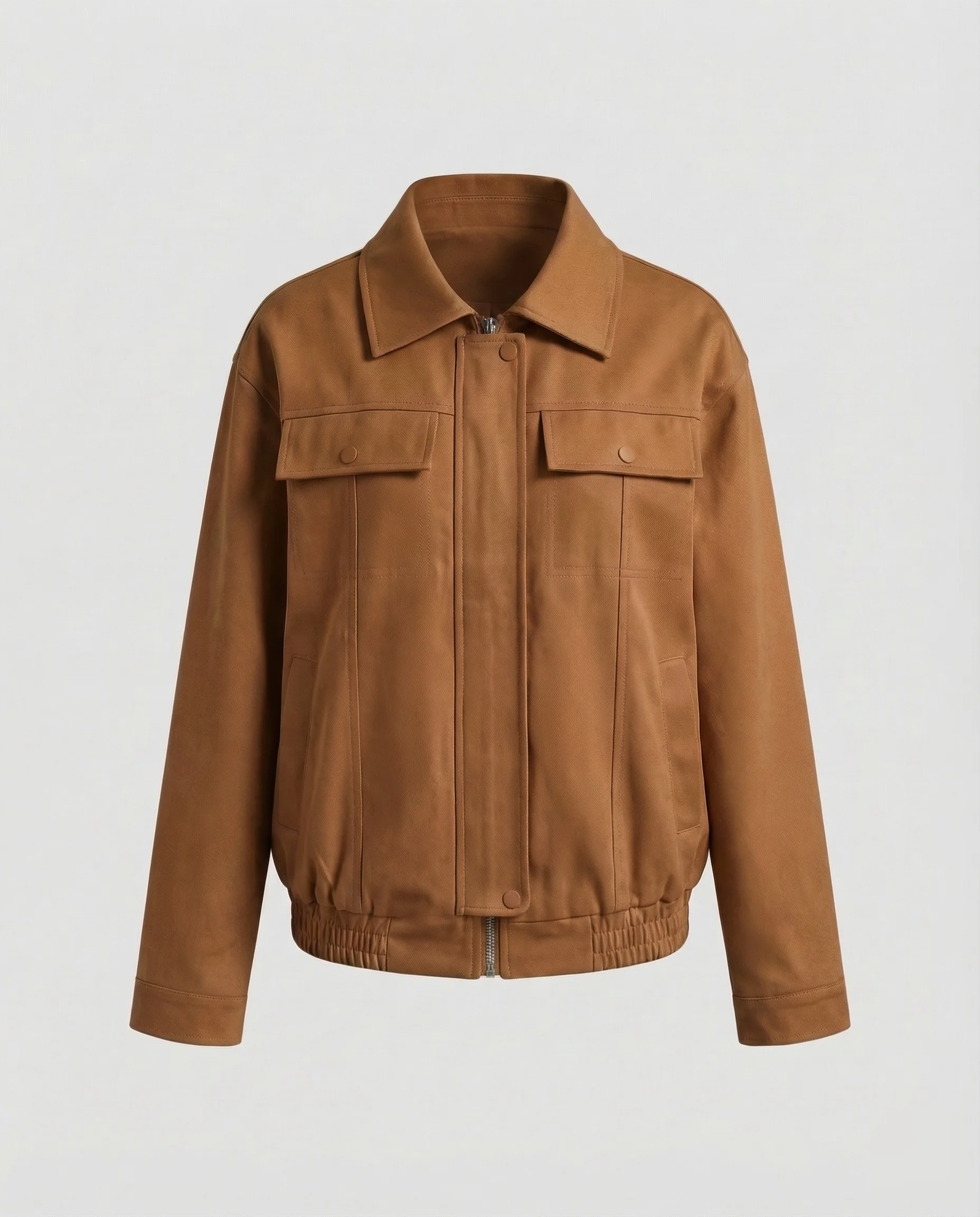 Damen Veloursjacke Kurz Boxy - Image 6