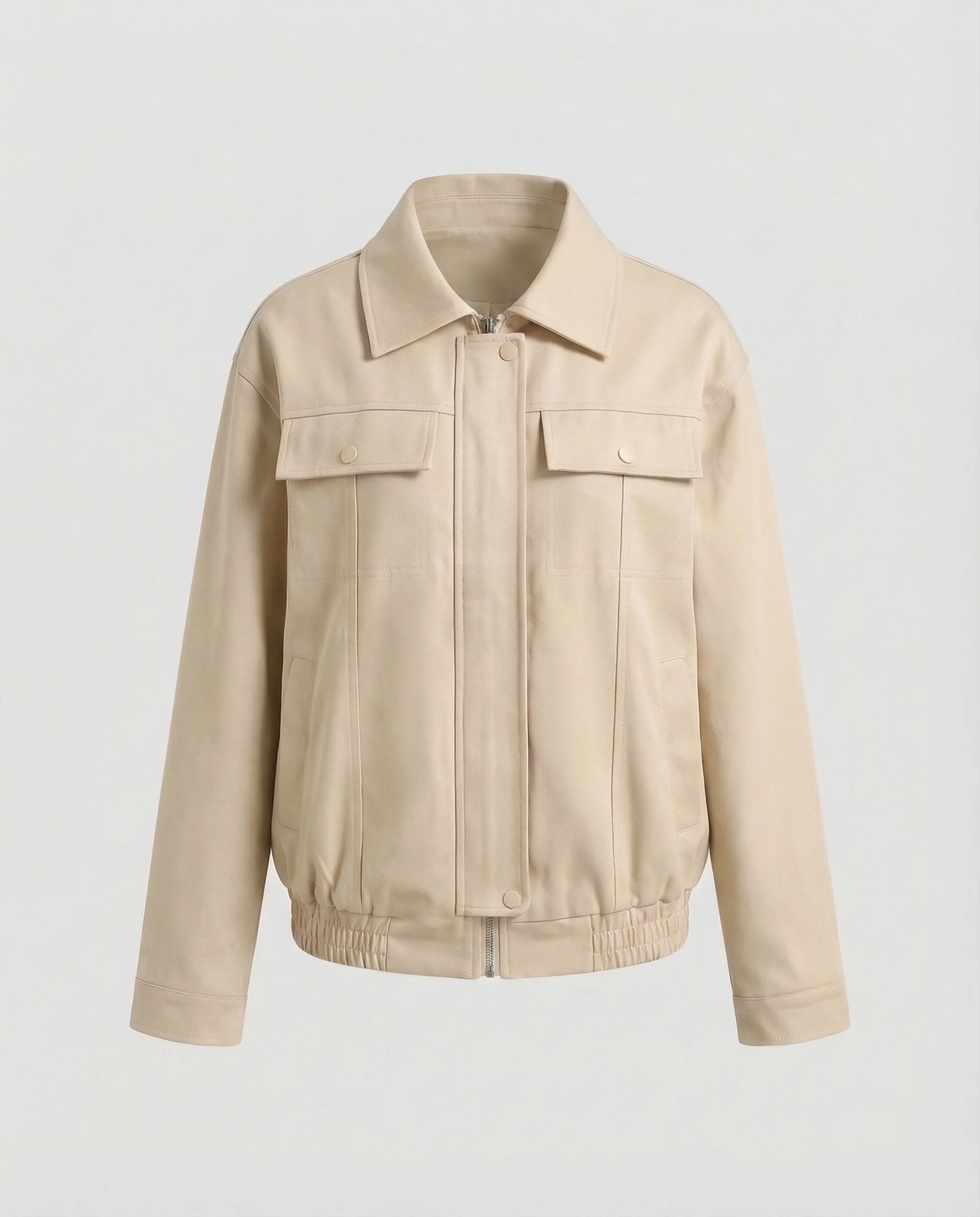 Damen Veloursjacke Kurz Boxy - Image 7