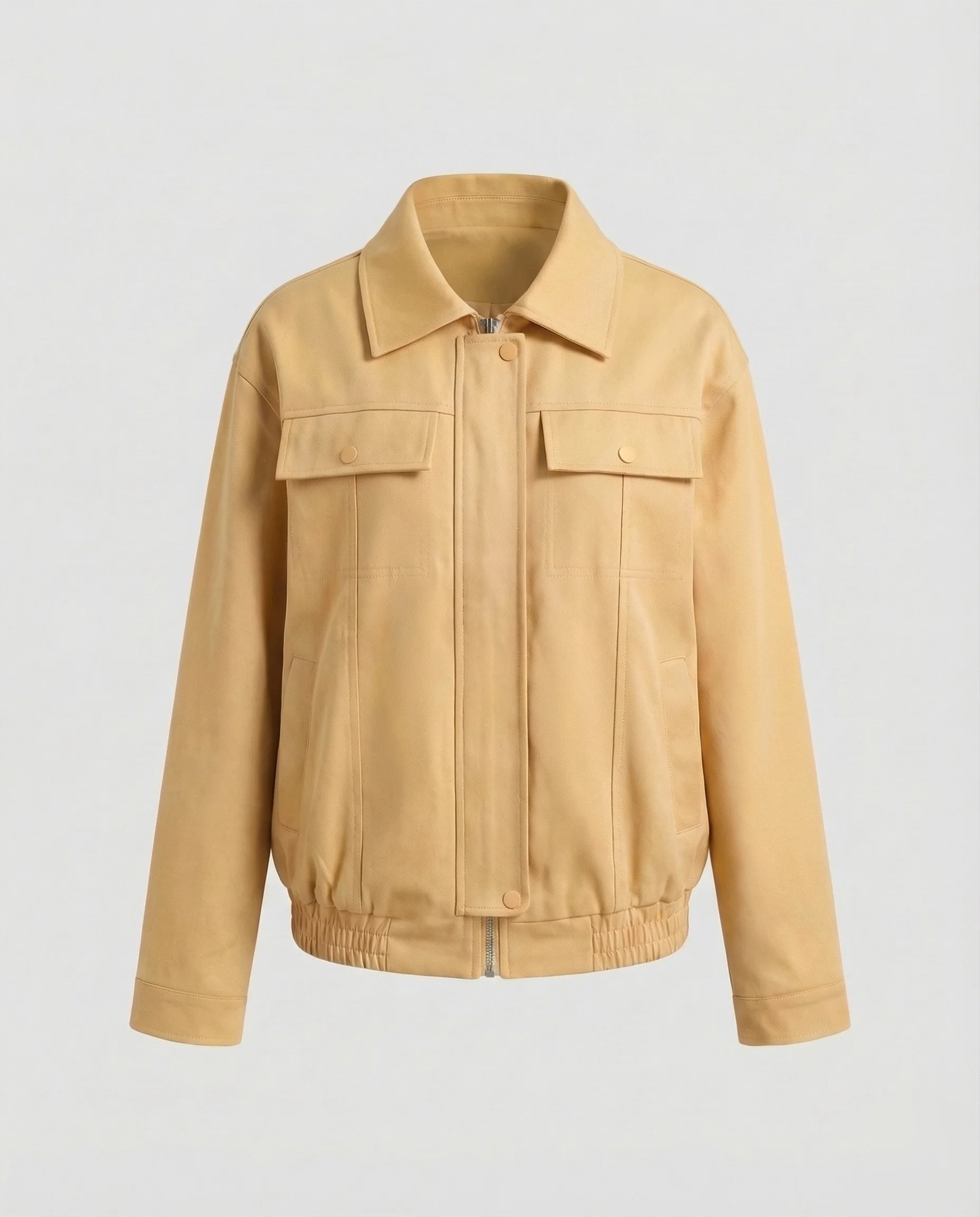 Damen Veloursjacke Kurz Boxy - Image 8