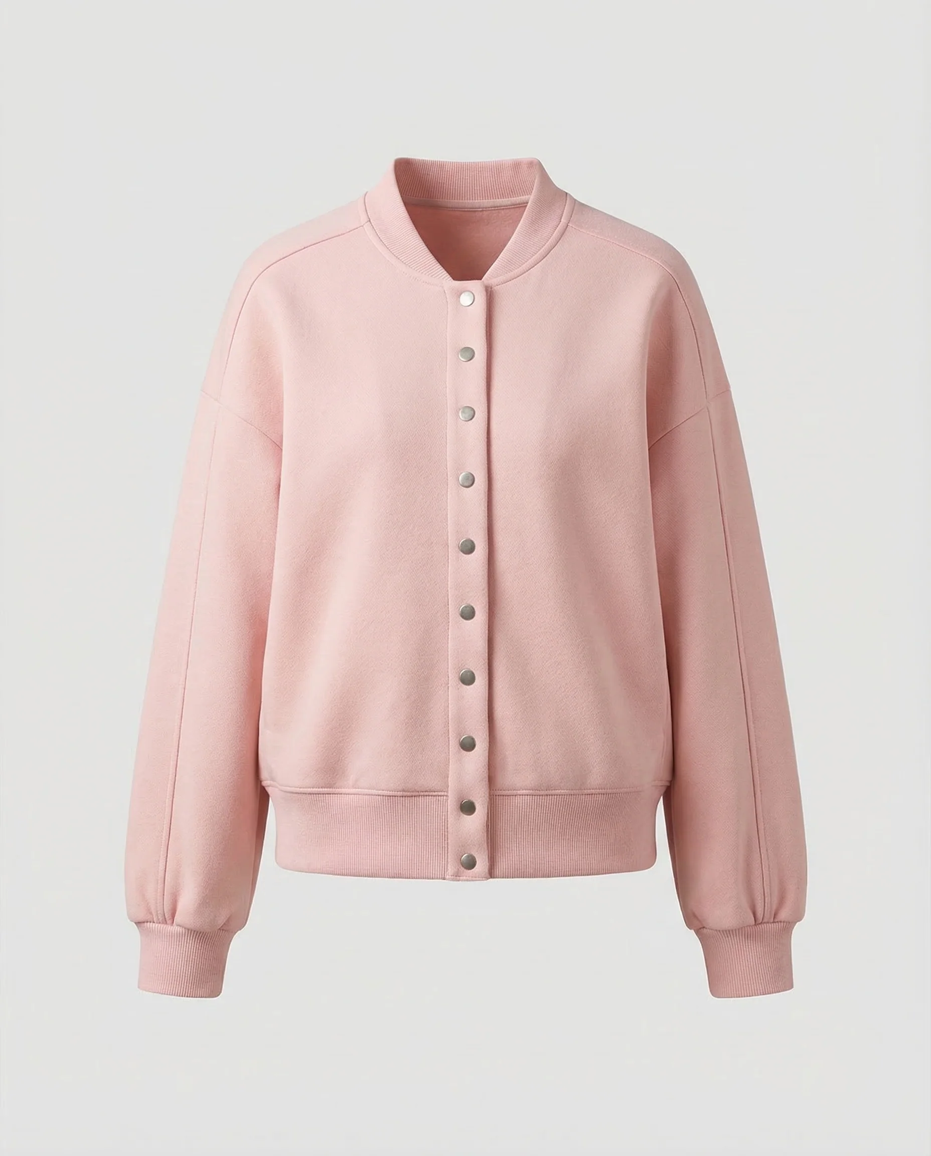 Damen Sweatjacke Bomber Kurz - Image 5
