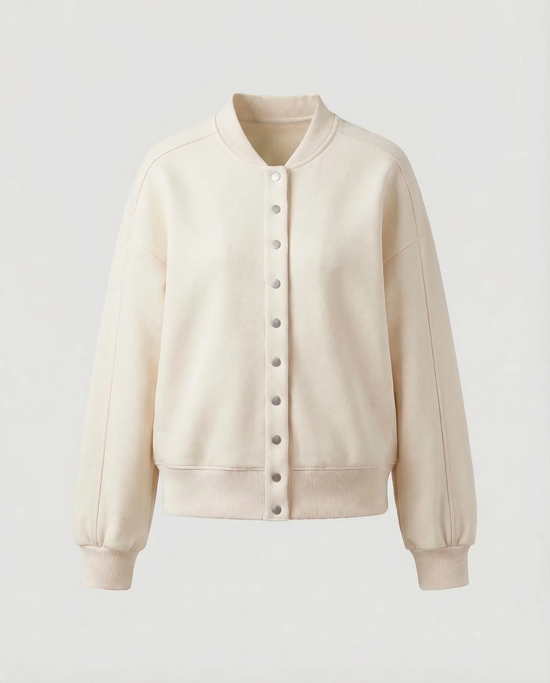 Damen Sweatjacke Bomber Kurz - Image 6