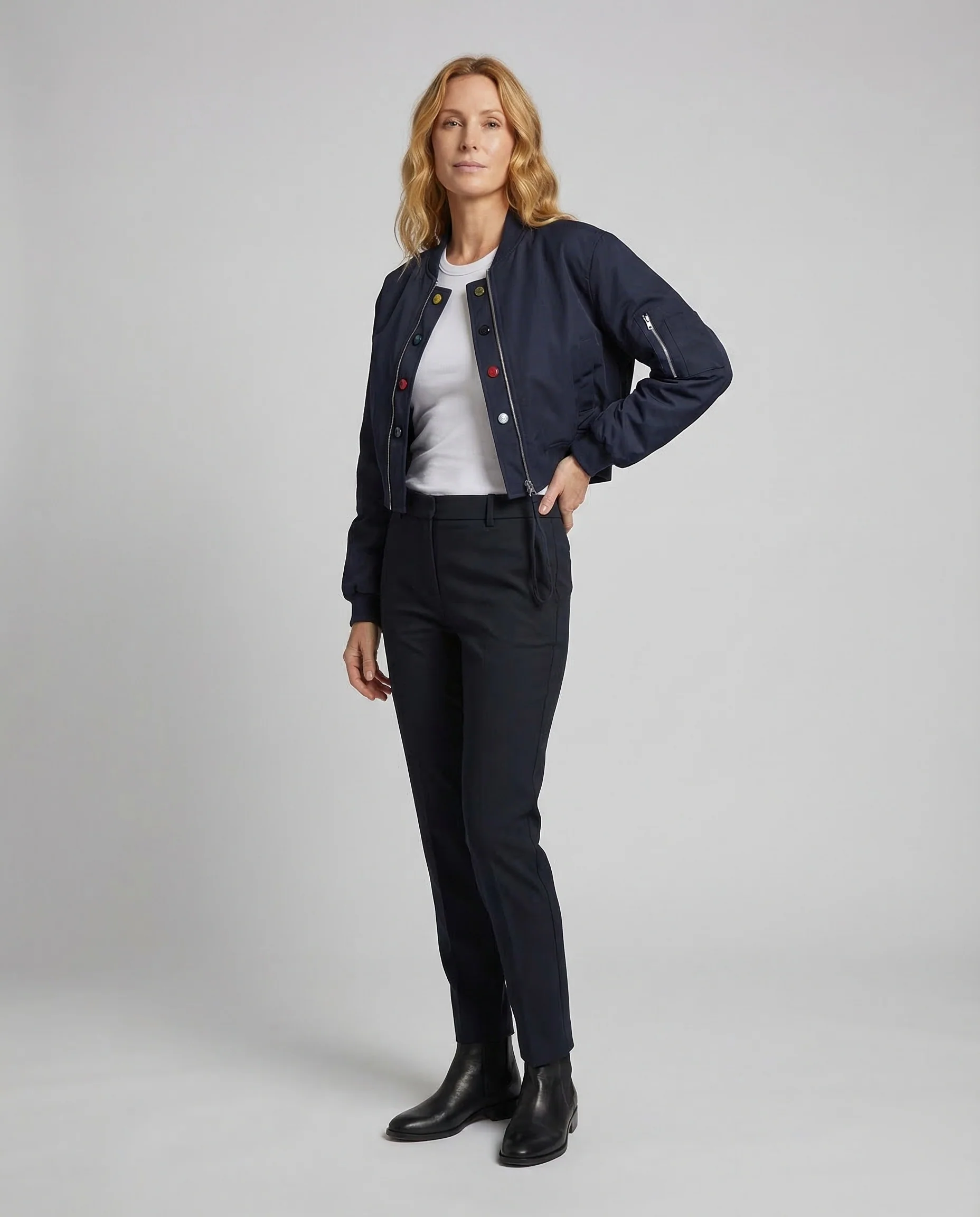 Damen Blouson Bomber Kurz