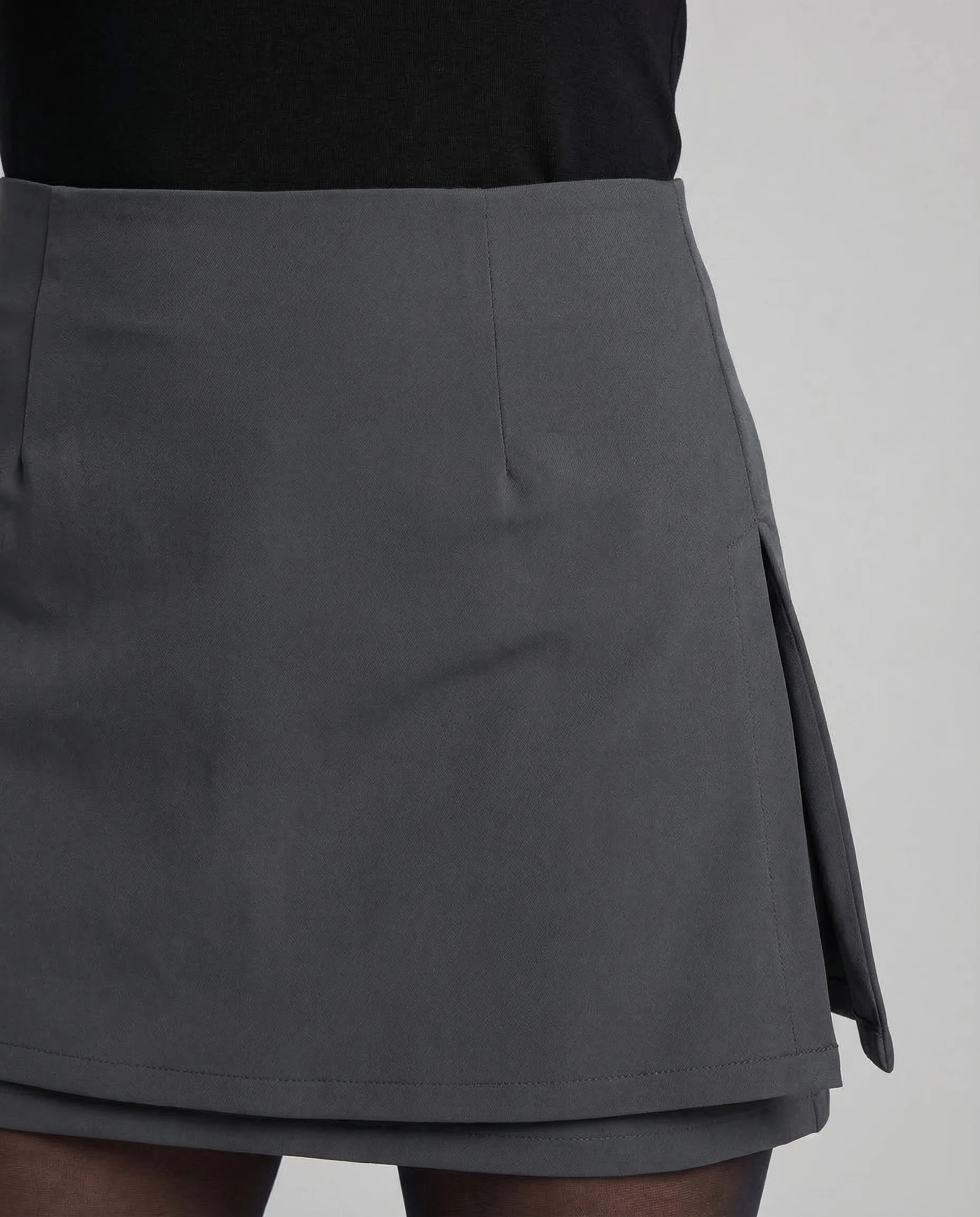Damen Skort Mini Reißverschluss - Image 3