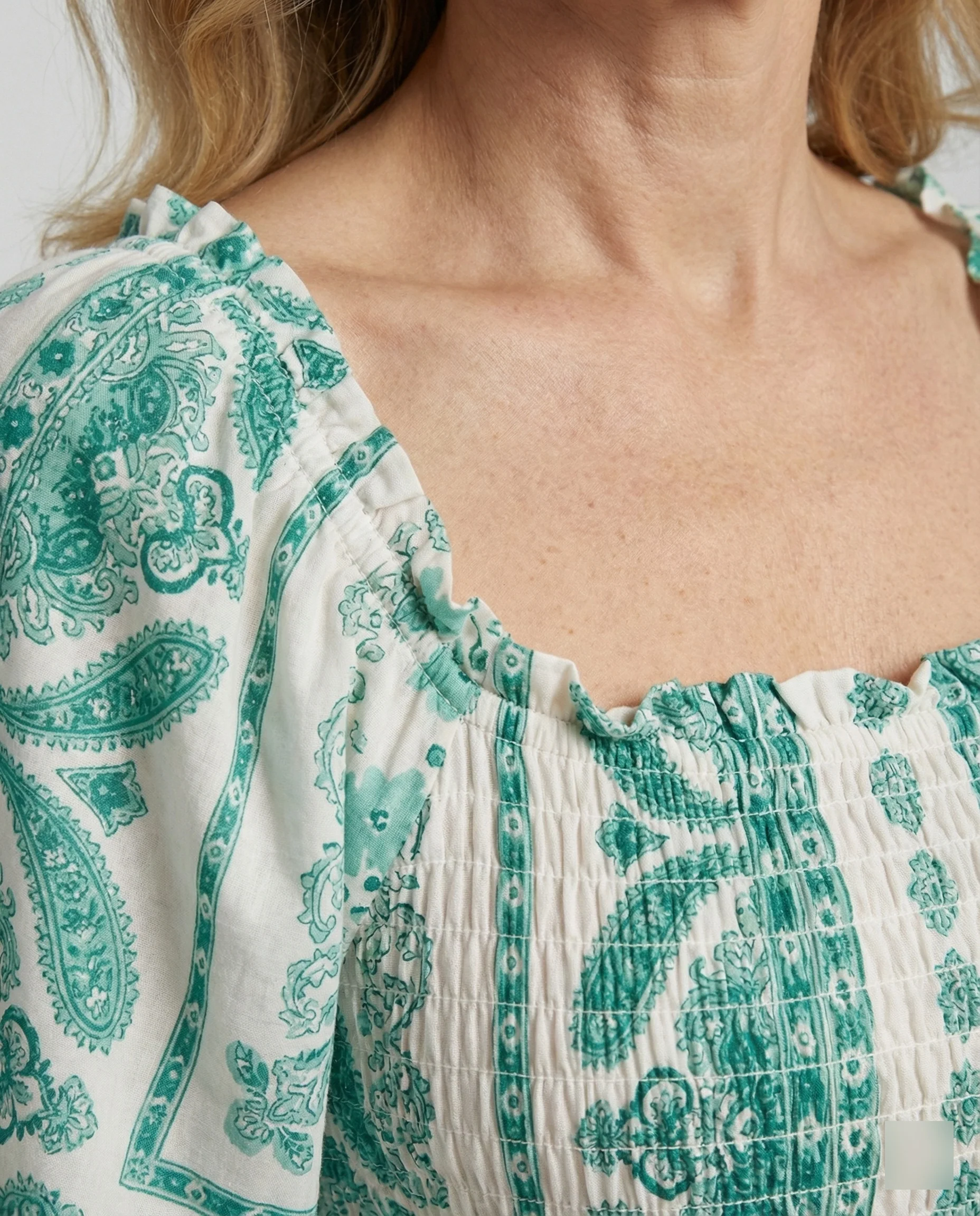 Boho Freizeitkleid Damen Smockkleid - Image 4