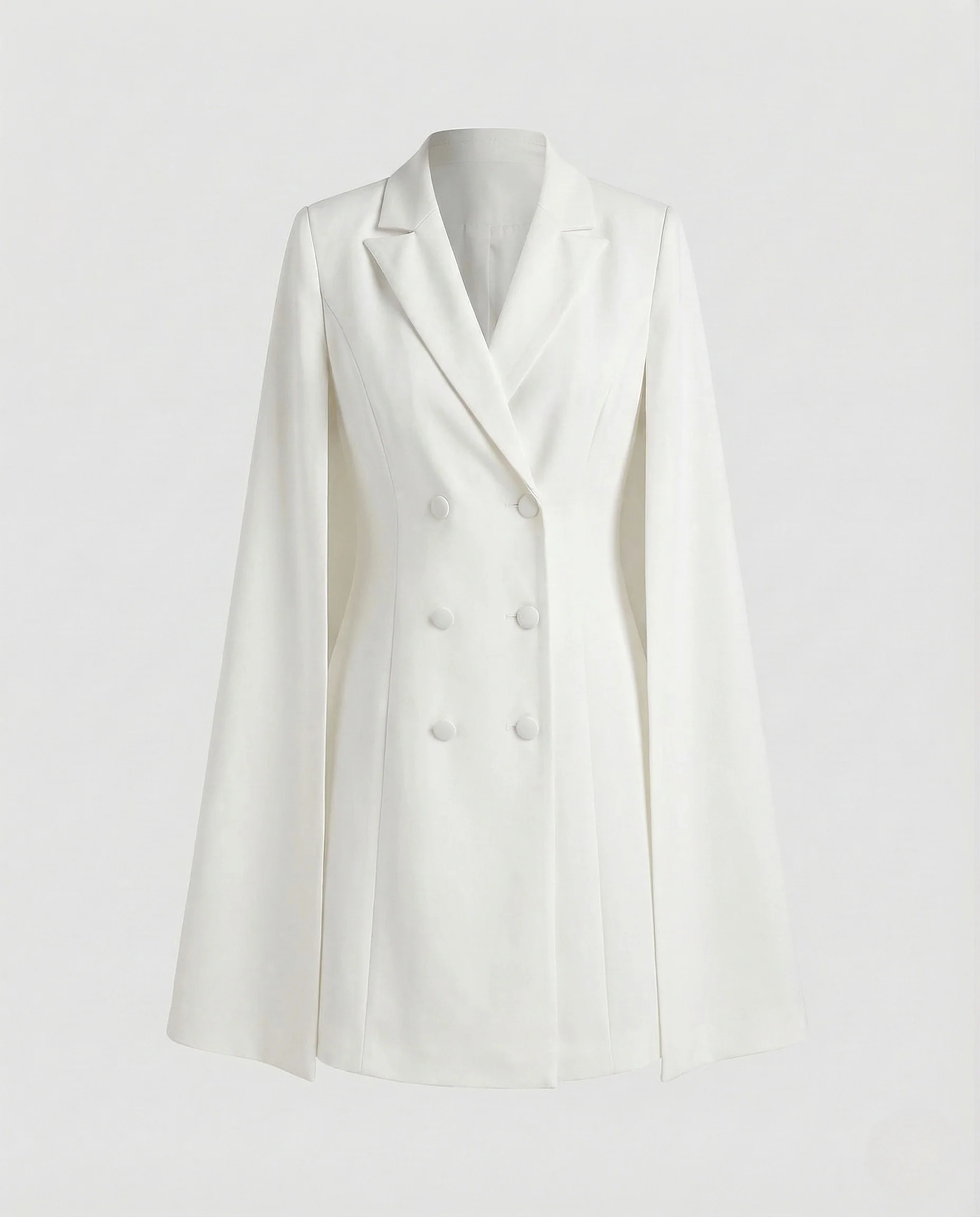 Damen Cape Blazerkleid Doppelreiher - Image 8
