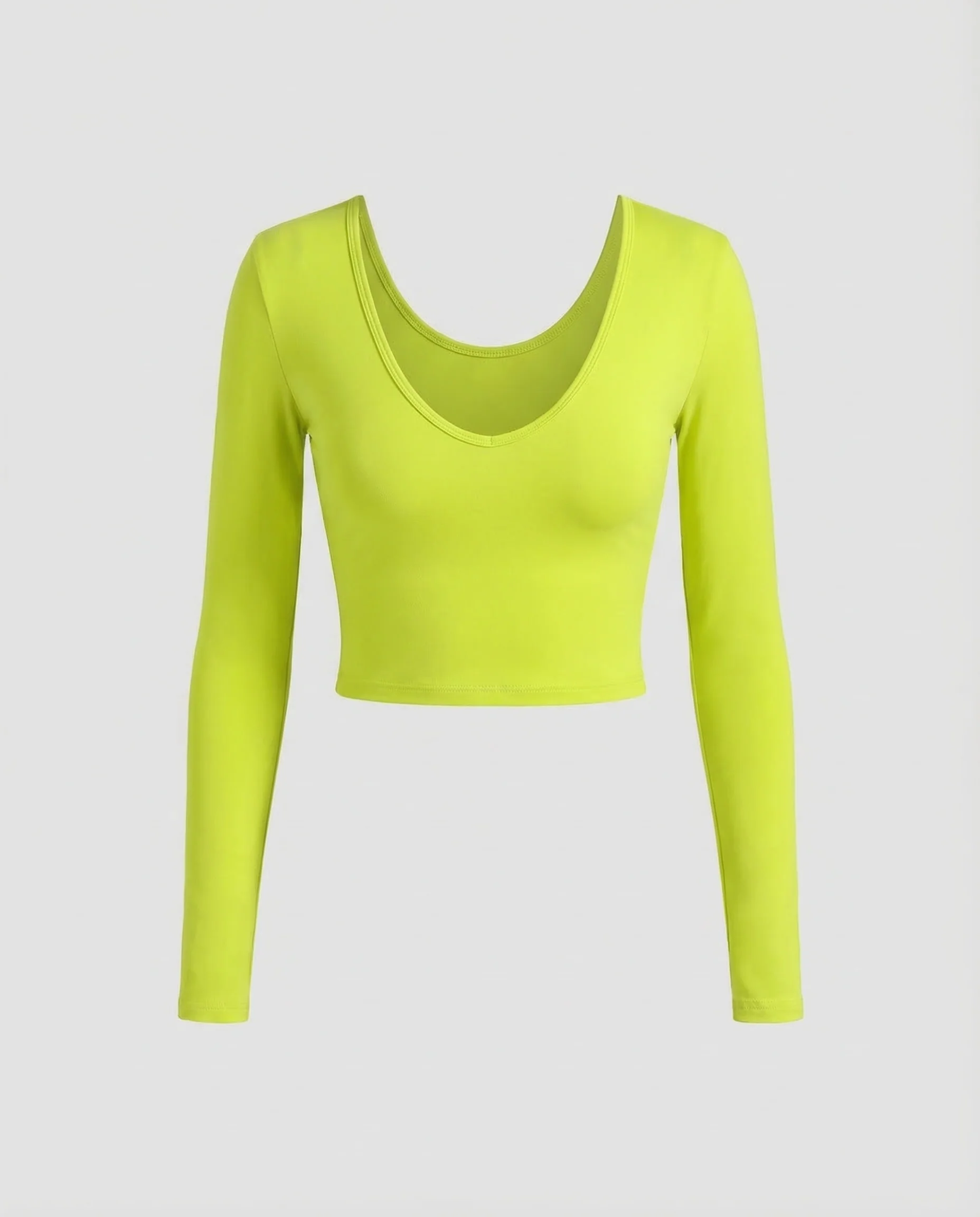 Damen Langarmshirt V Ausschnitt - Image 5